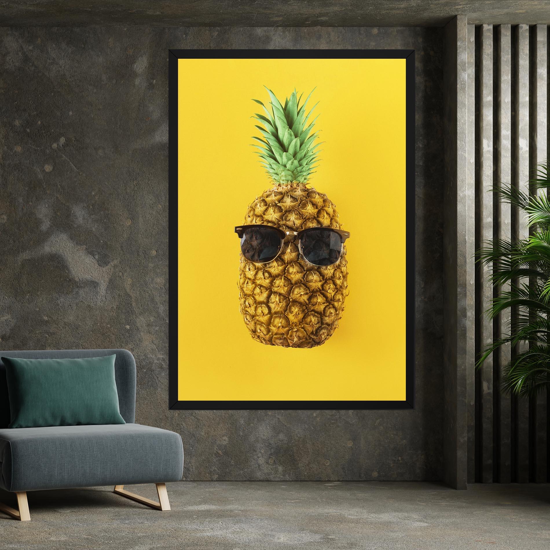 Vászonkép Fresh Pineapple mockup 7