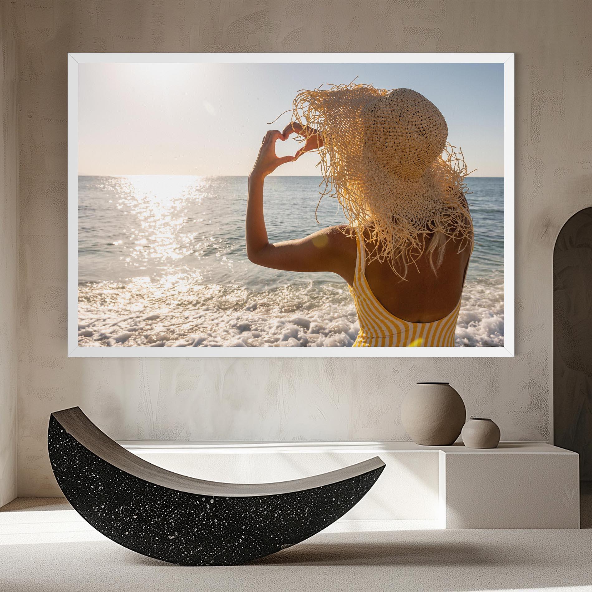 Vászonkép Heart Symbol mockup 8