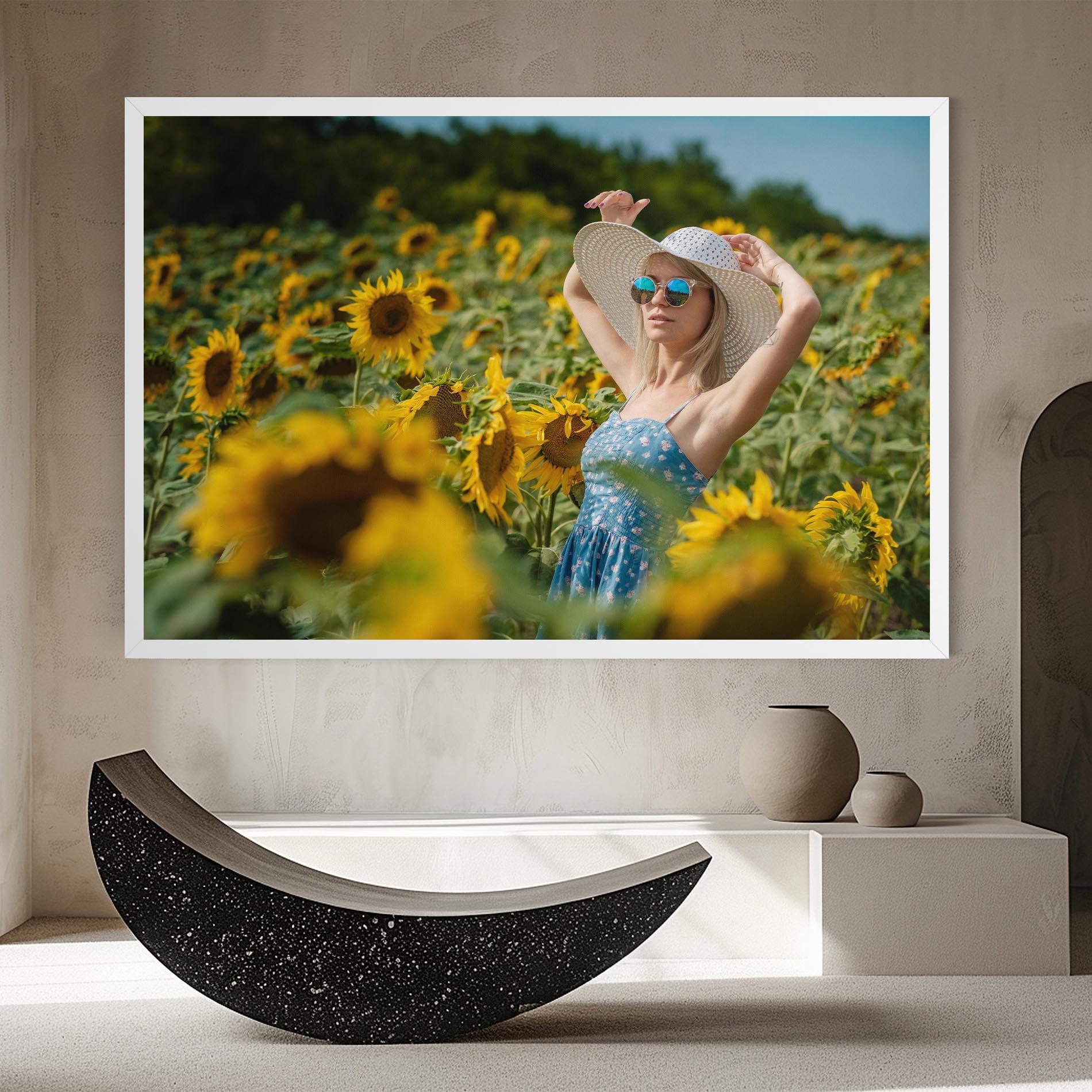 Vászonkép Model Posing mockup 8