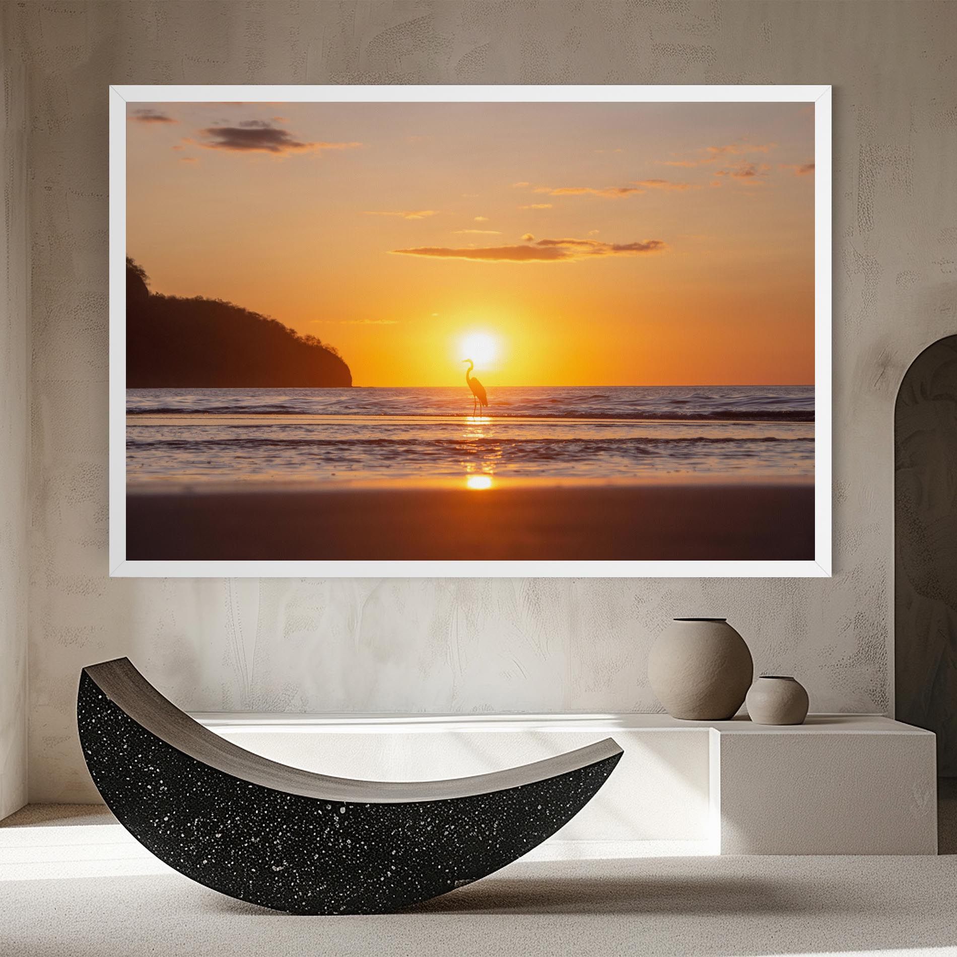 Sunset Bird Silhouette mockup 8