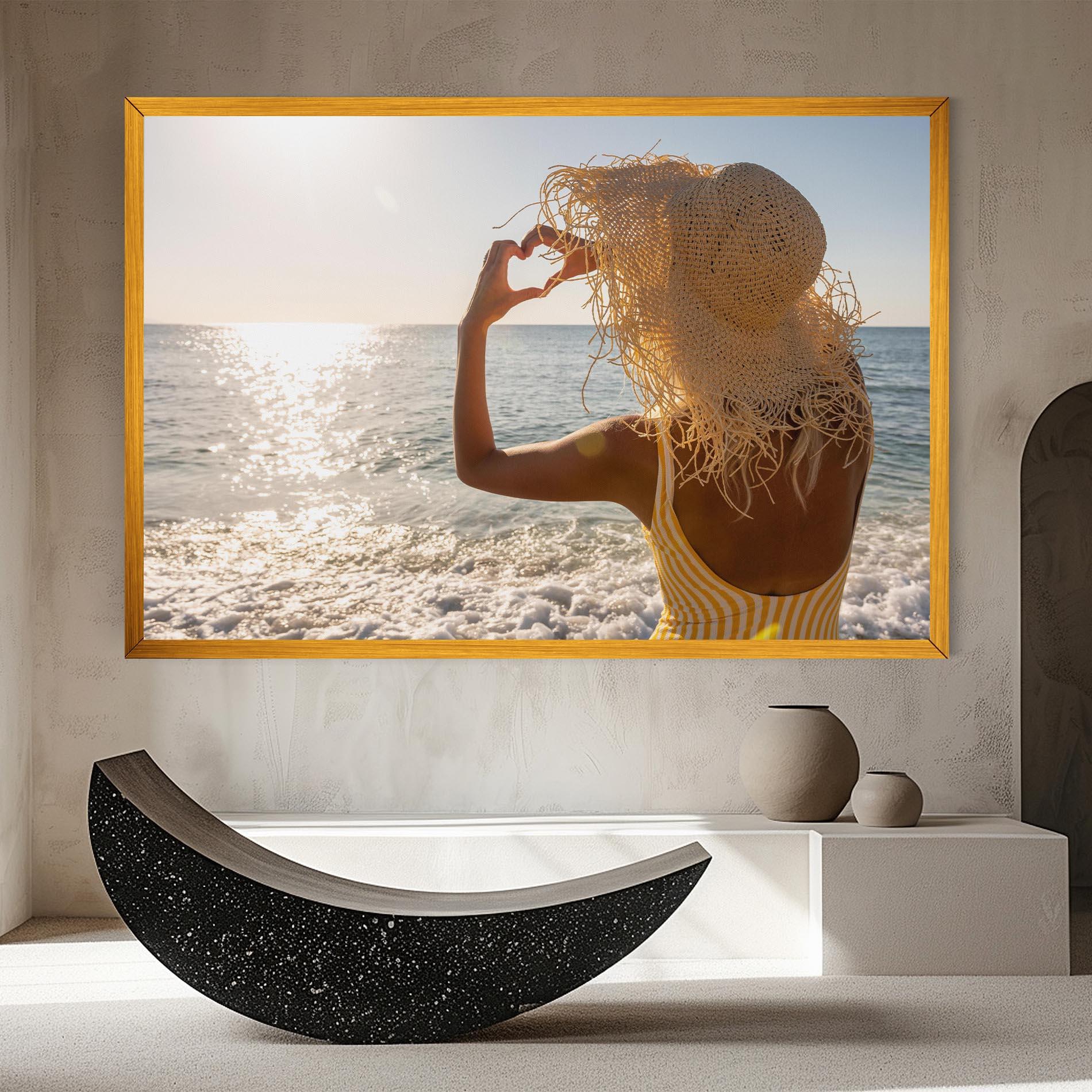 Vászonkép Heart Symbol mockup 8