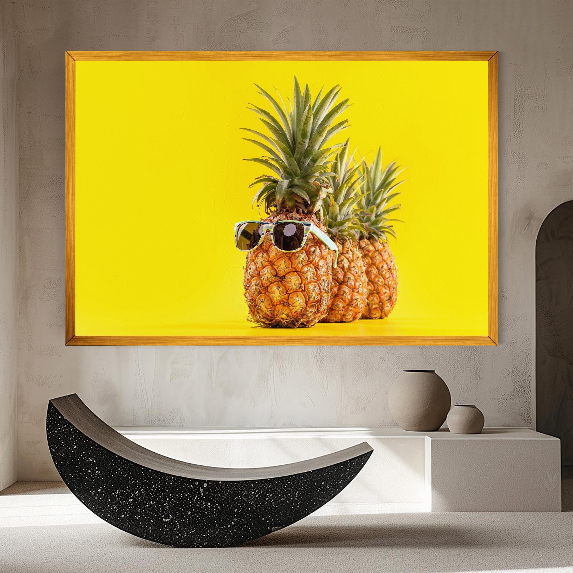Vászonkép Pineapple Looking Up mockup 8