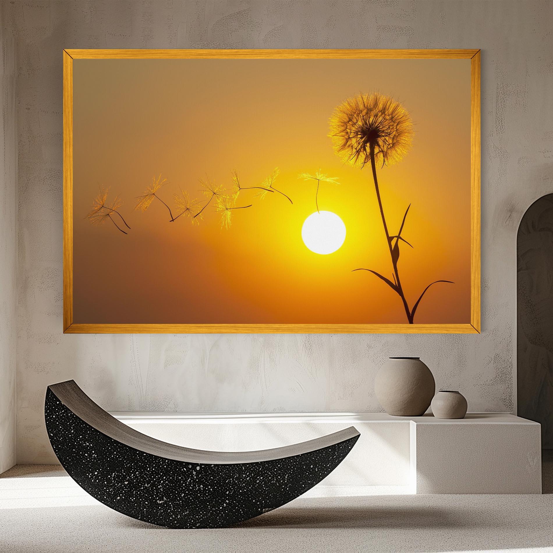 Vászonkép Summer Dandelion mockup 8