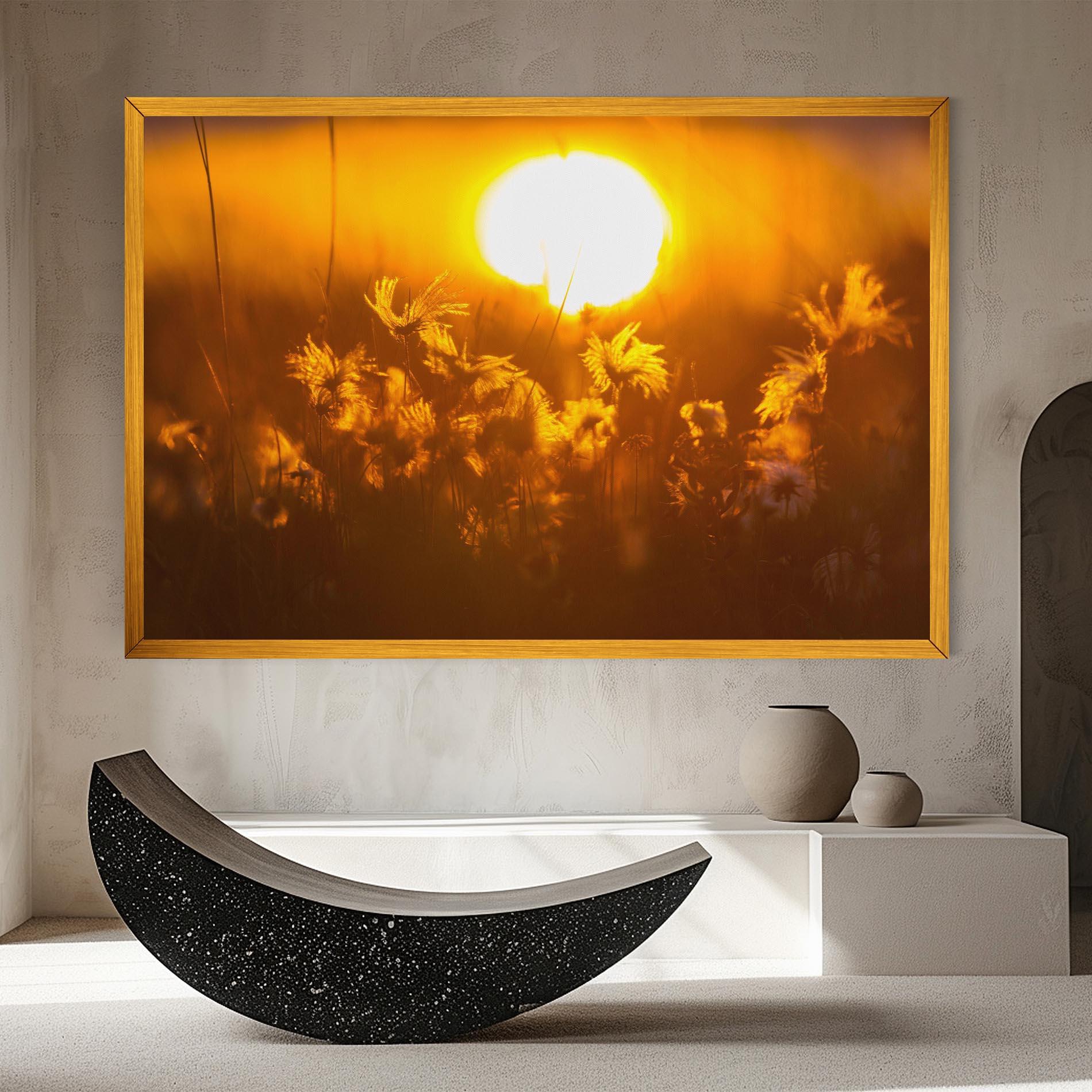 Vászonkép Wildflowers mockup 8