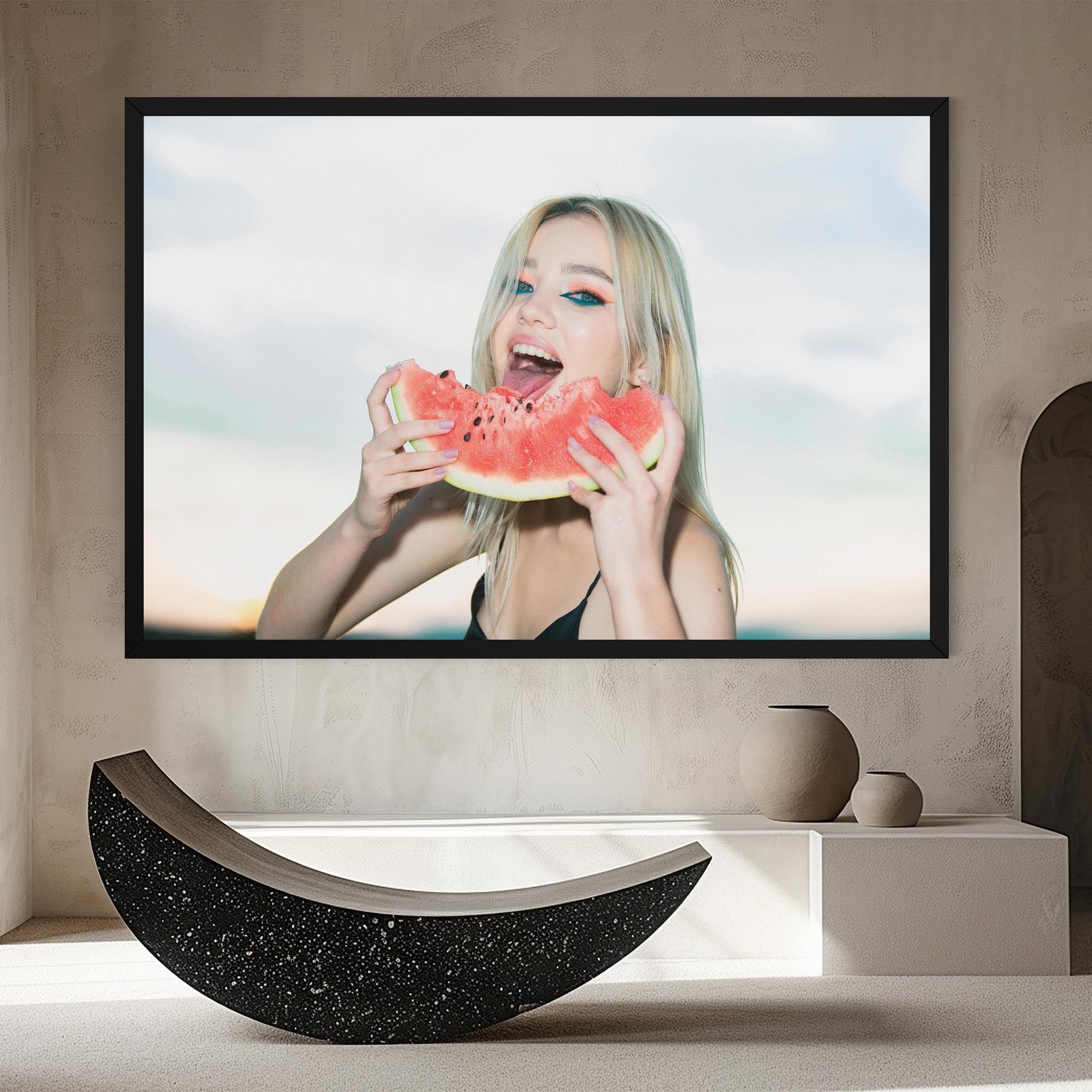 Eating Watermelon mockup 8
