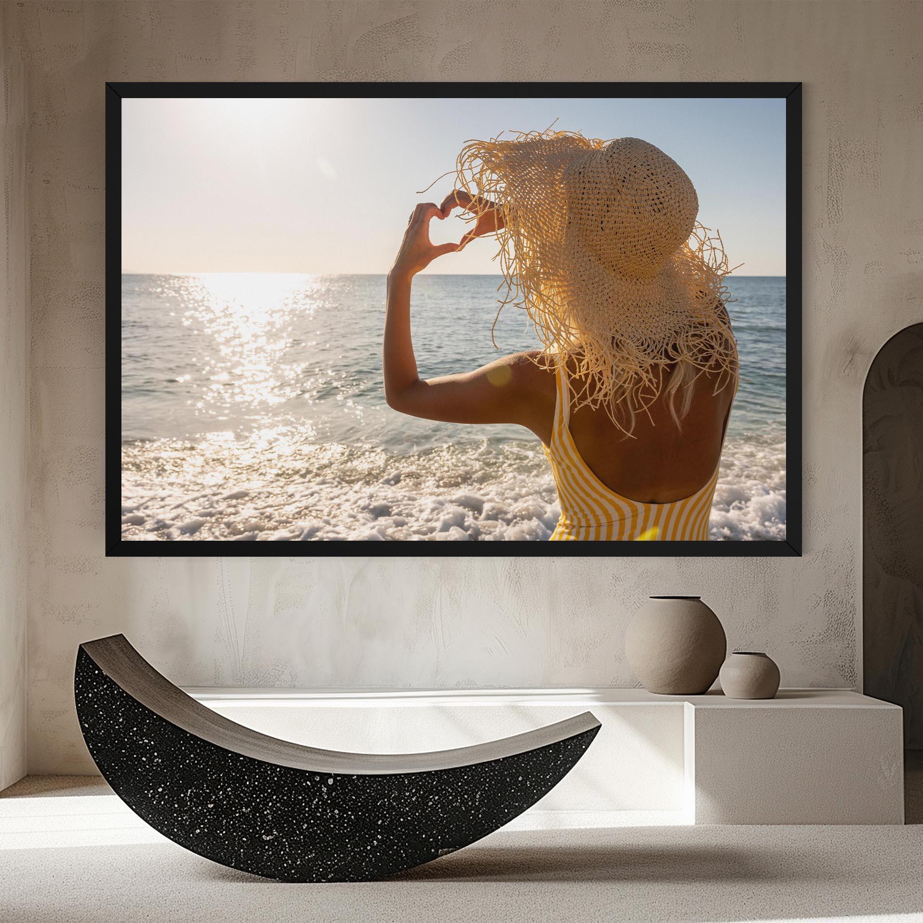 Vászonkép Heart Symbol mockup 8