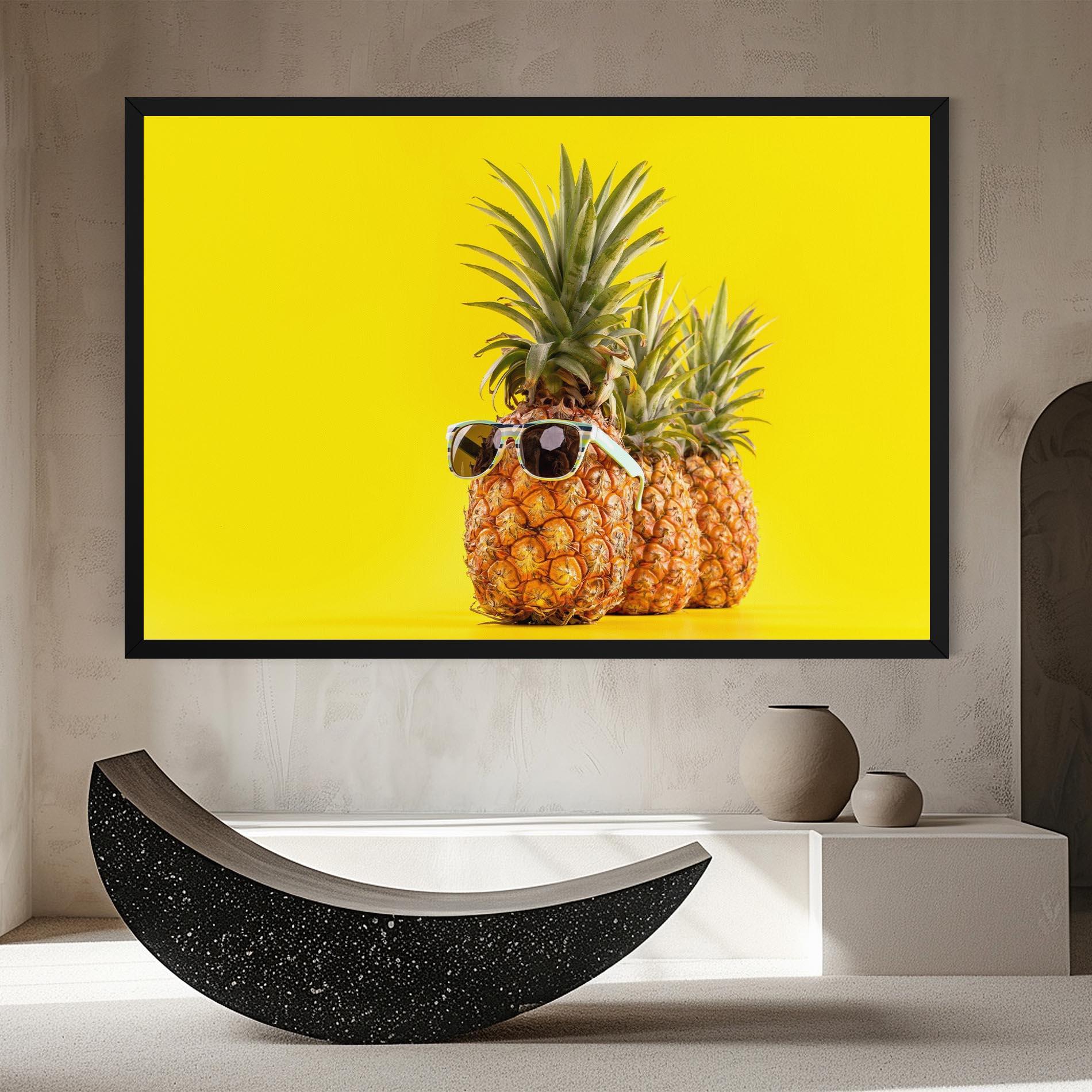 Vászonkép Pineapple Looking Up mockup 8