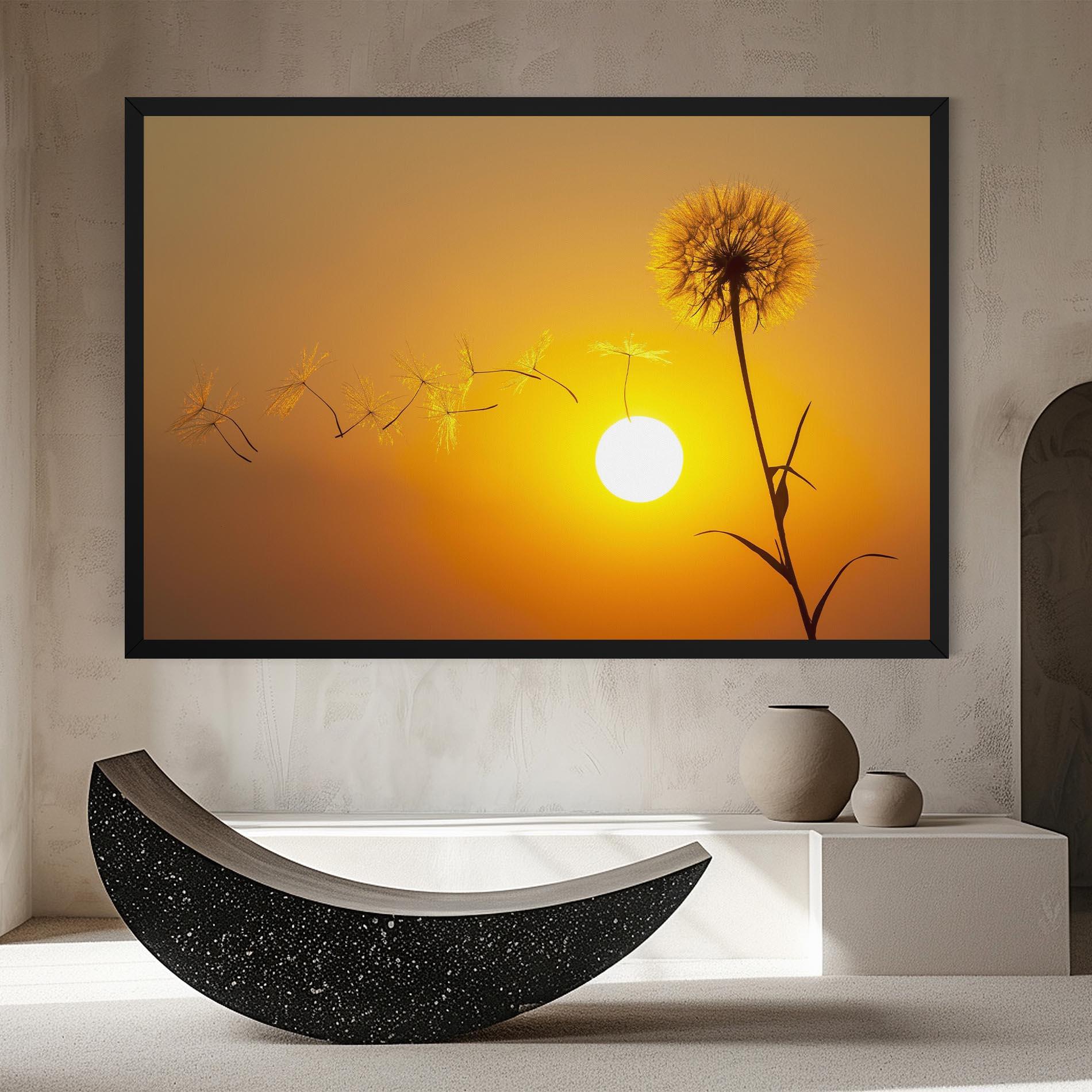 Vászonkép Summer Dandelion mockup 8