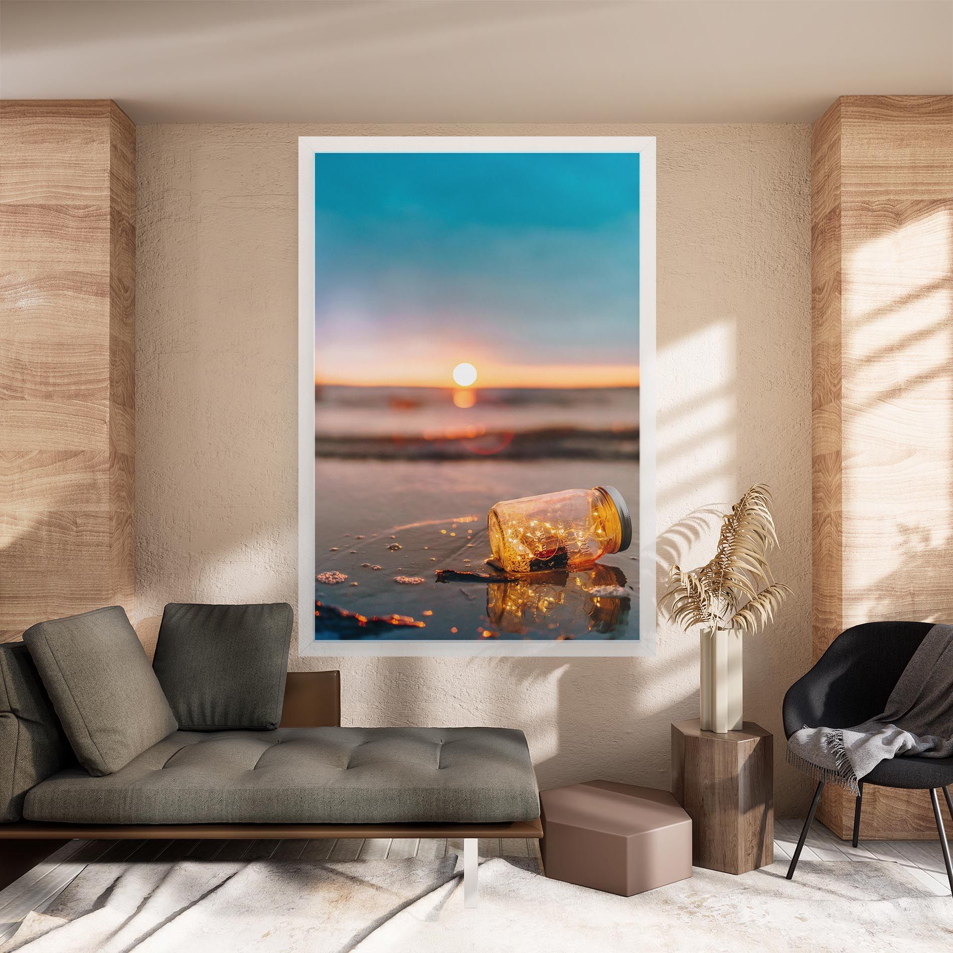 Jar With Lights mockup 8