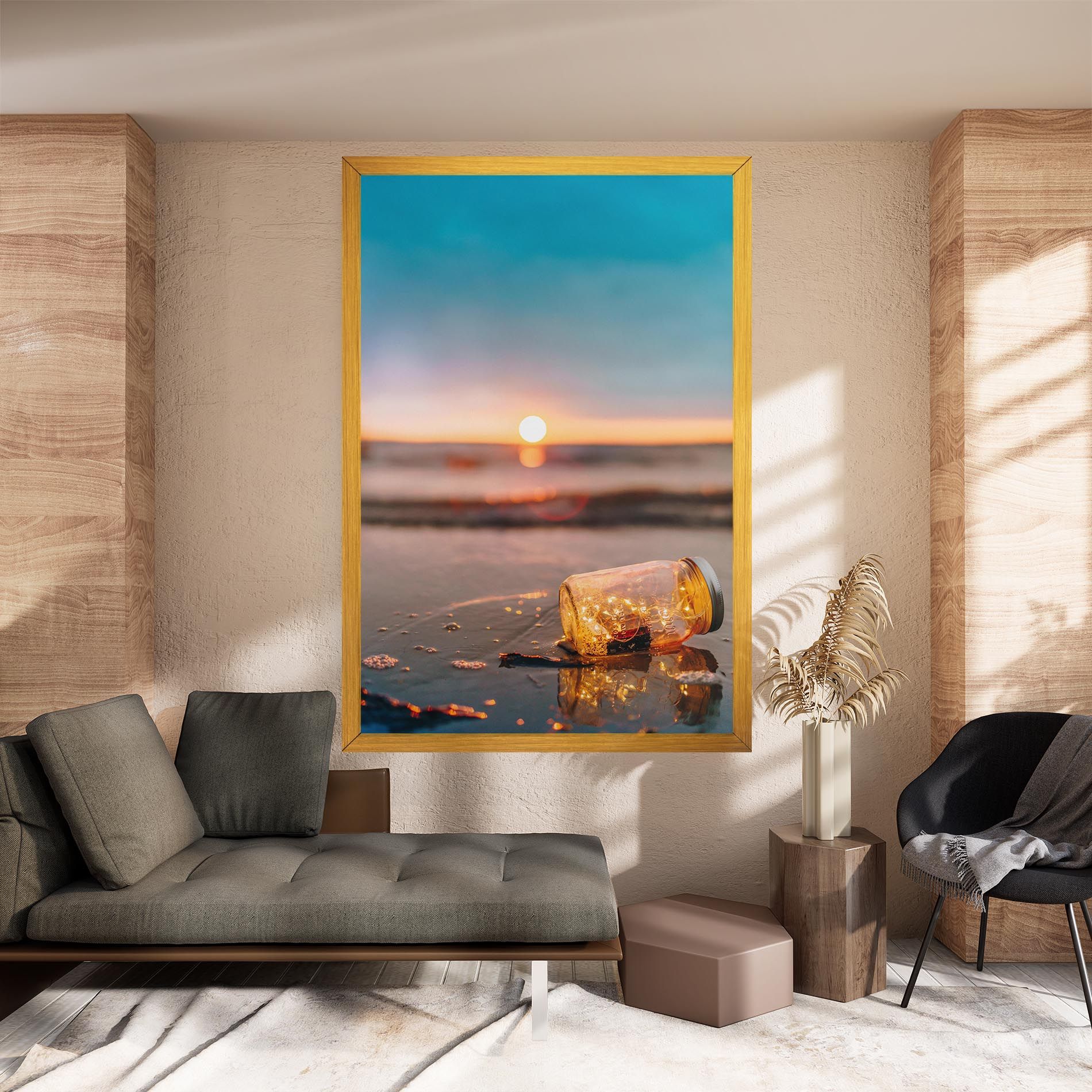 Jar With Lights mockup 8