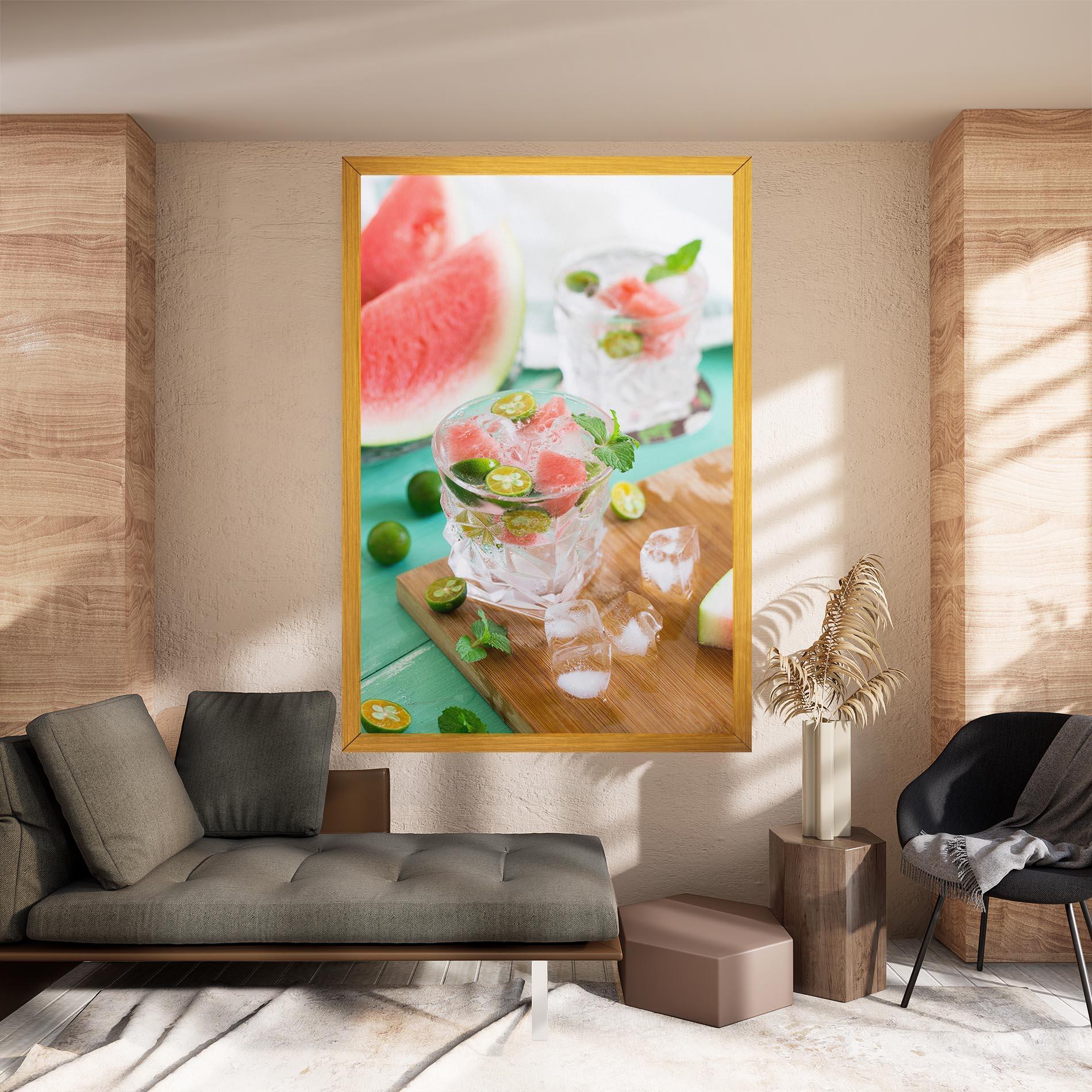 Vászonkép Summer Drink mockup 8