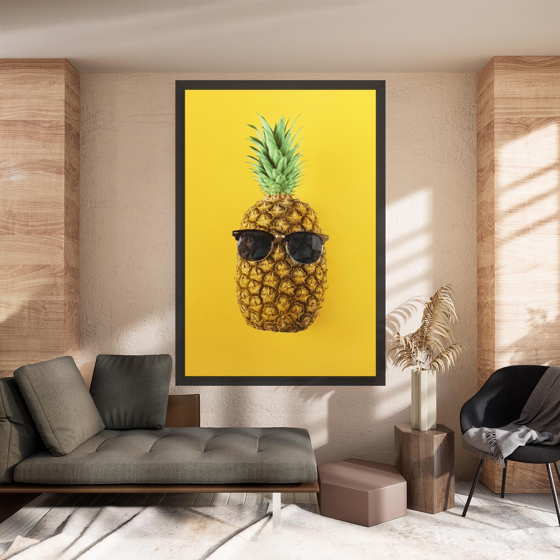 Vászonkép Fresh Pineapple mockup 8