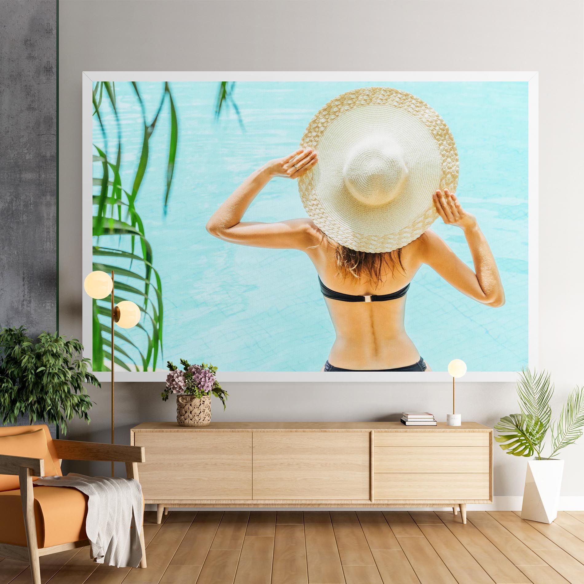 Enjoying Swimming Pool mockup 9