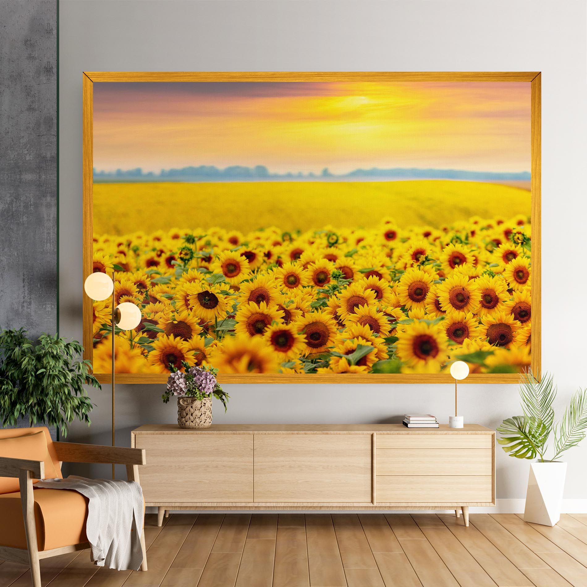 Yellow Sunflowers mockup 9