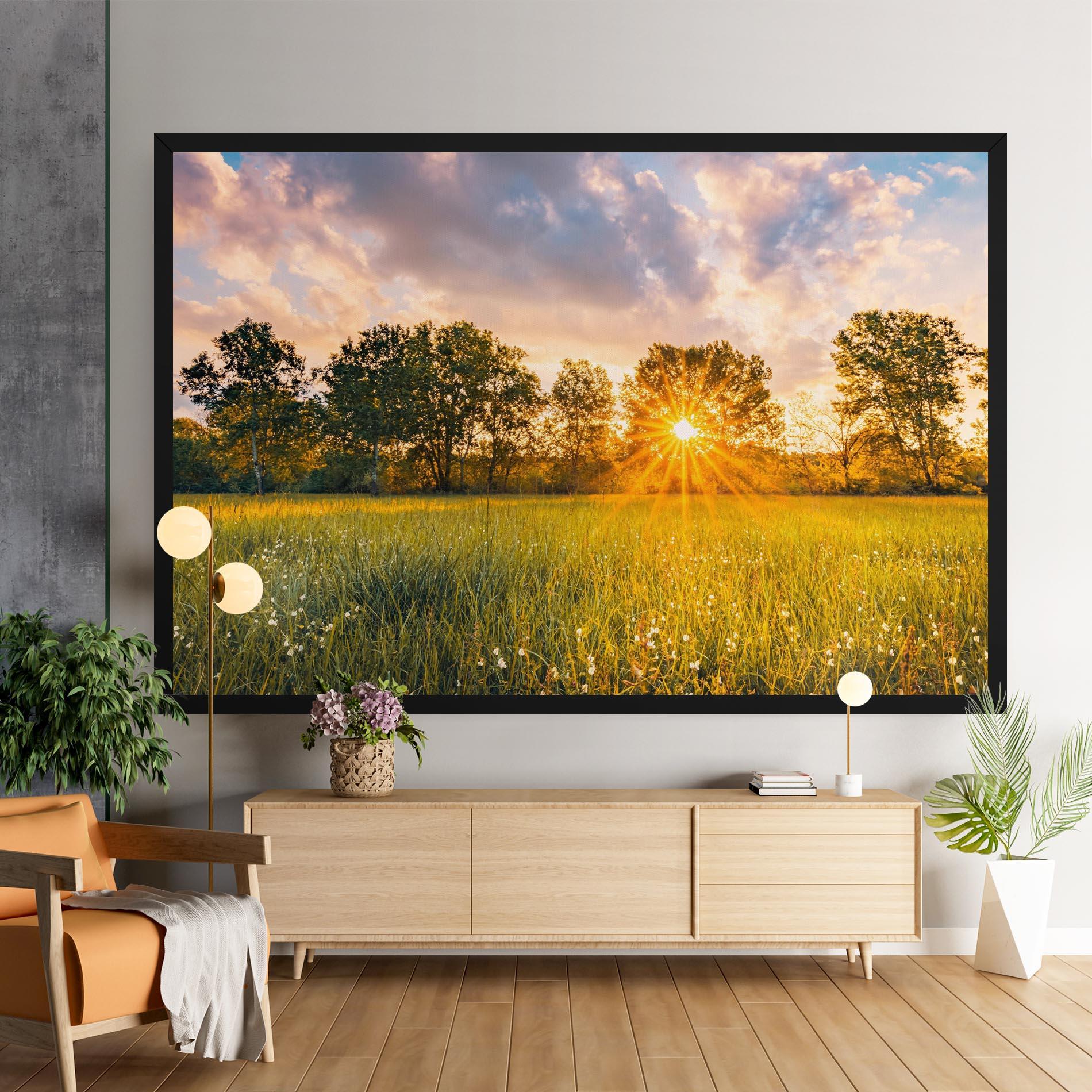 Vászonkép Blossoming Meadow mockup 9