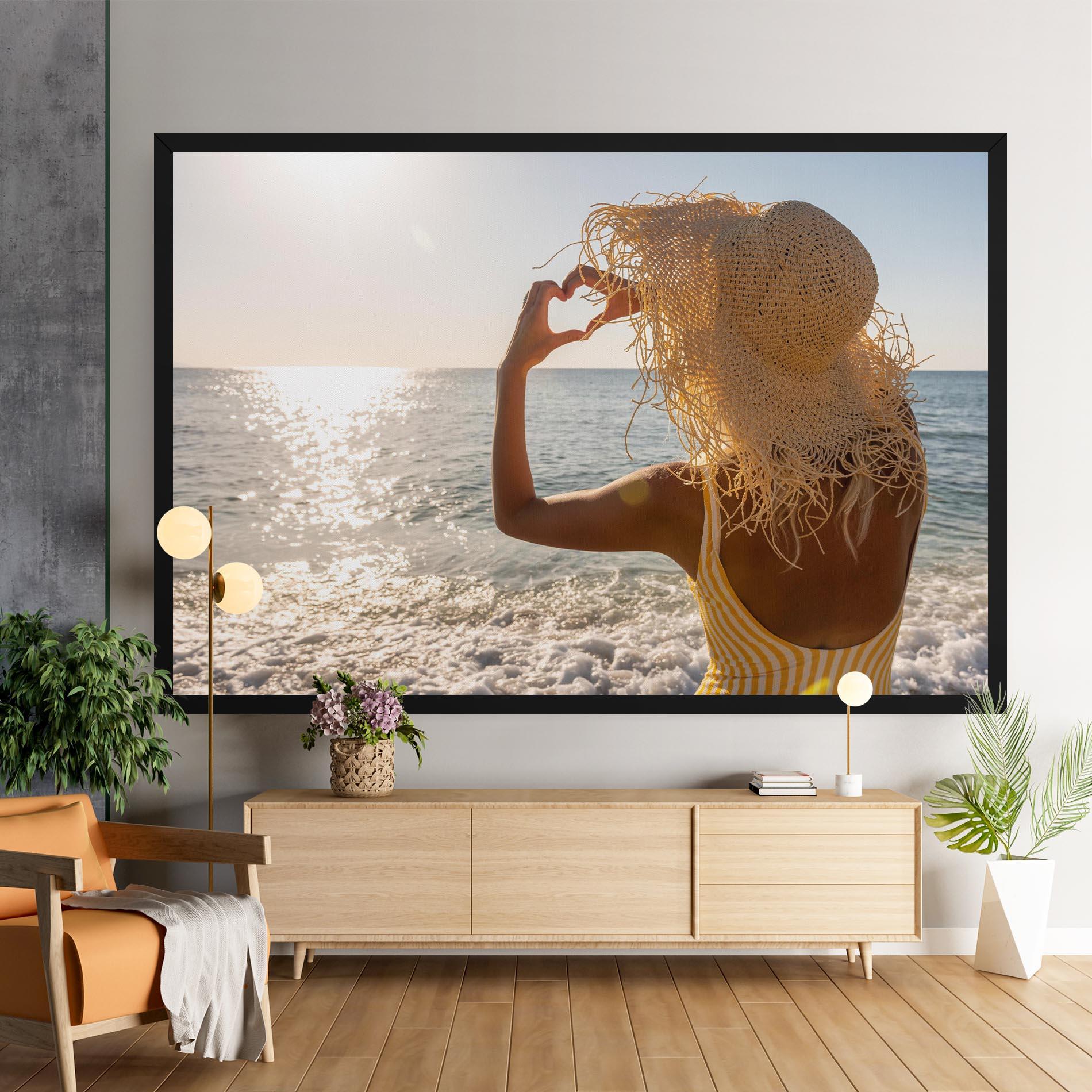 Vászonkép Heart Symbol mockup 9