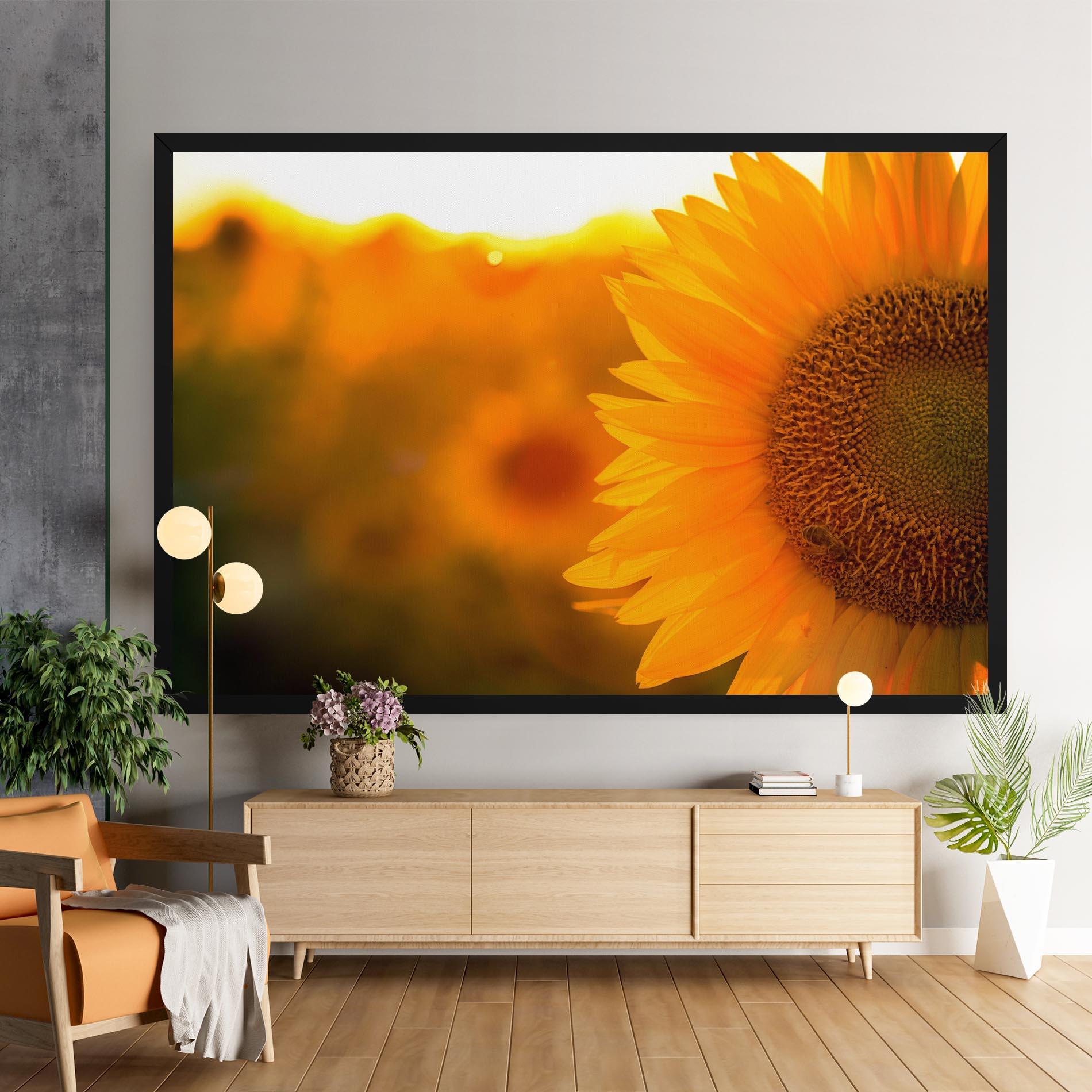 Vászonkép Sunflower mockup 9
