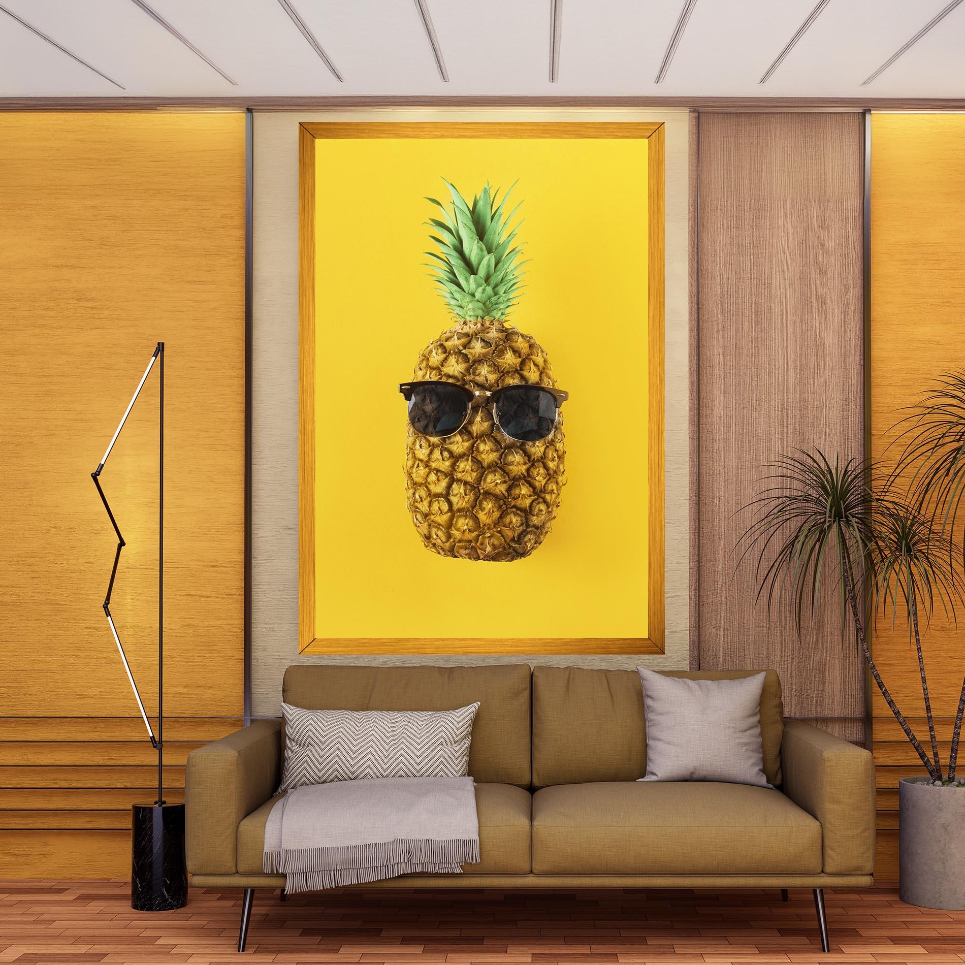Vászonkép Fresh Pineapple mockup 9