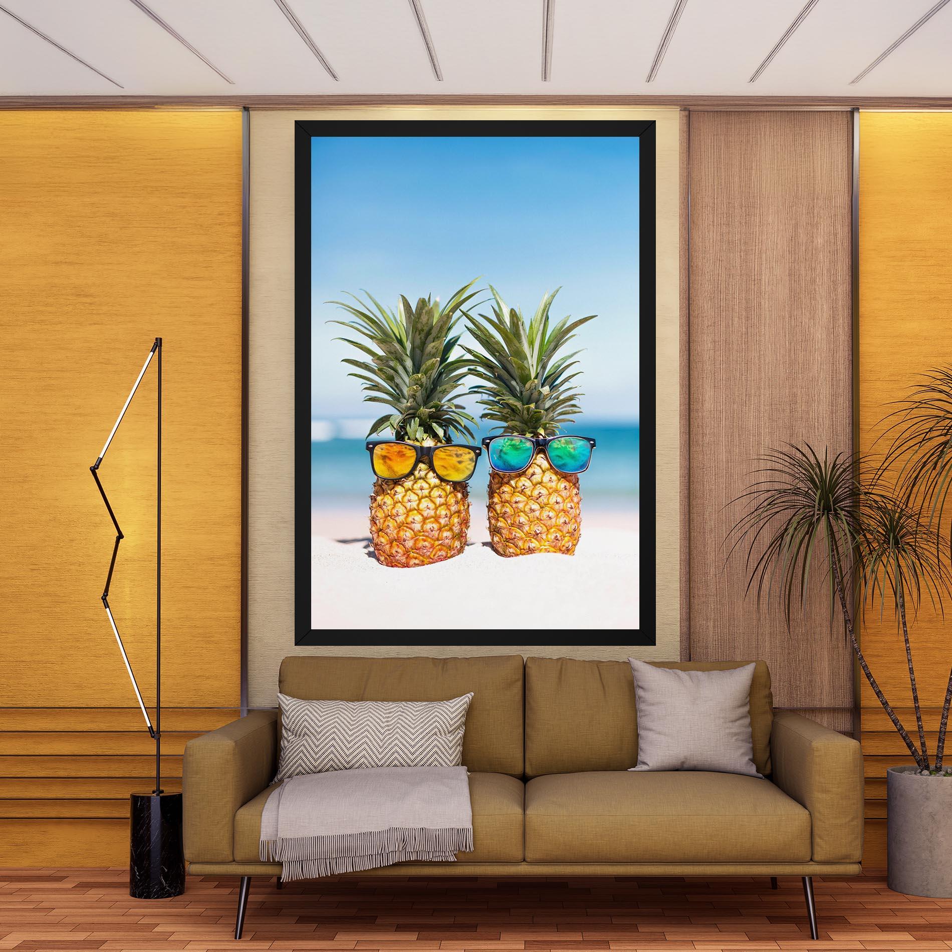 Vászonkép Trendy Sunglasses mockup 9