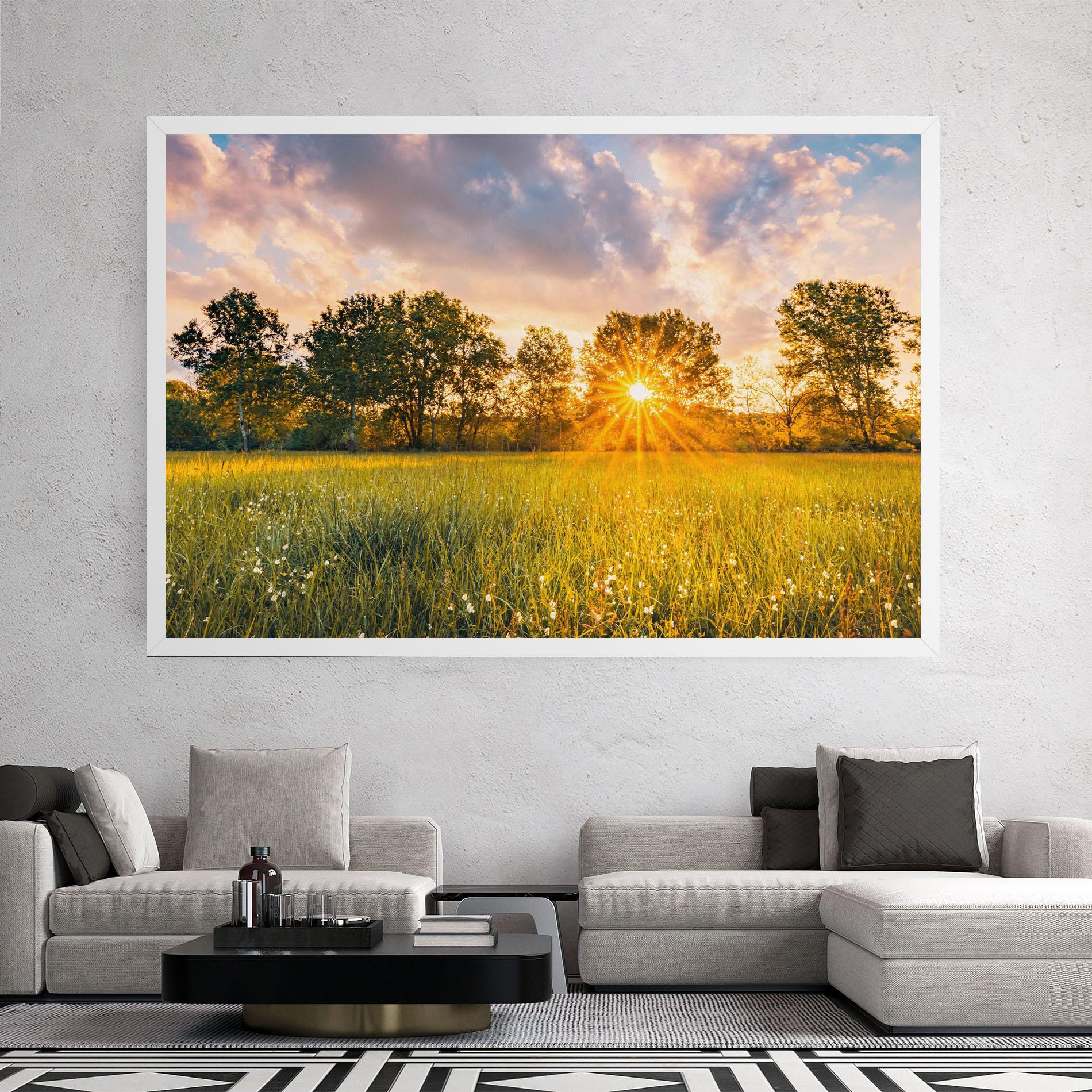 Vászonkép Blossoming Meadow mockup 2