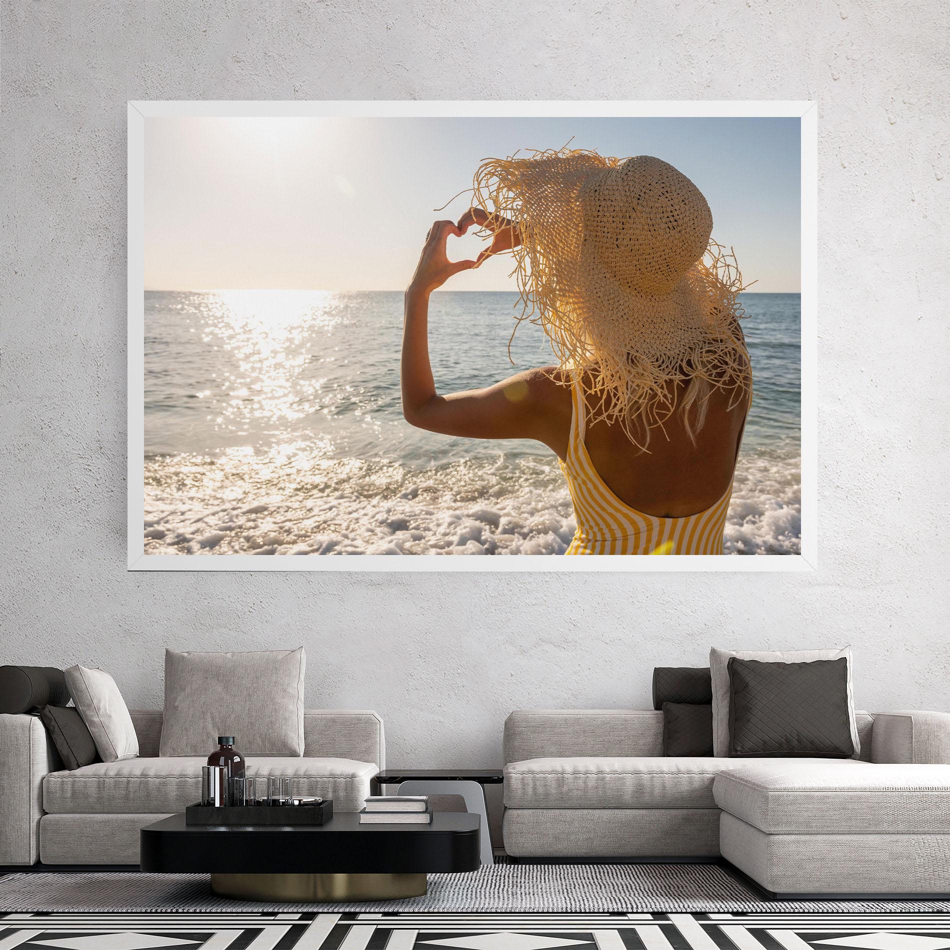 Vászonkép Heart Symbol mockup 2