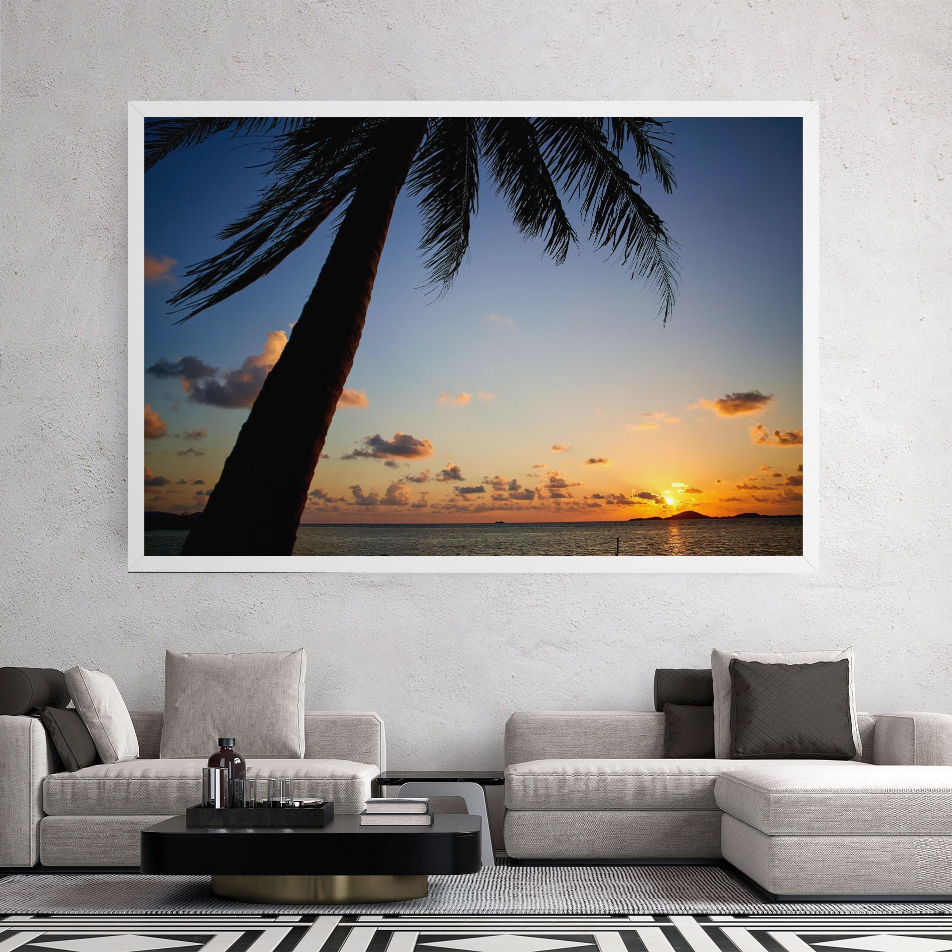 Palm Tree Silhouette mockup 2