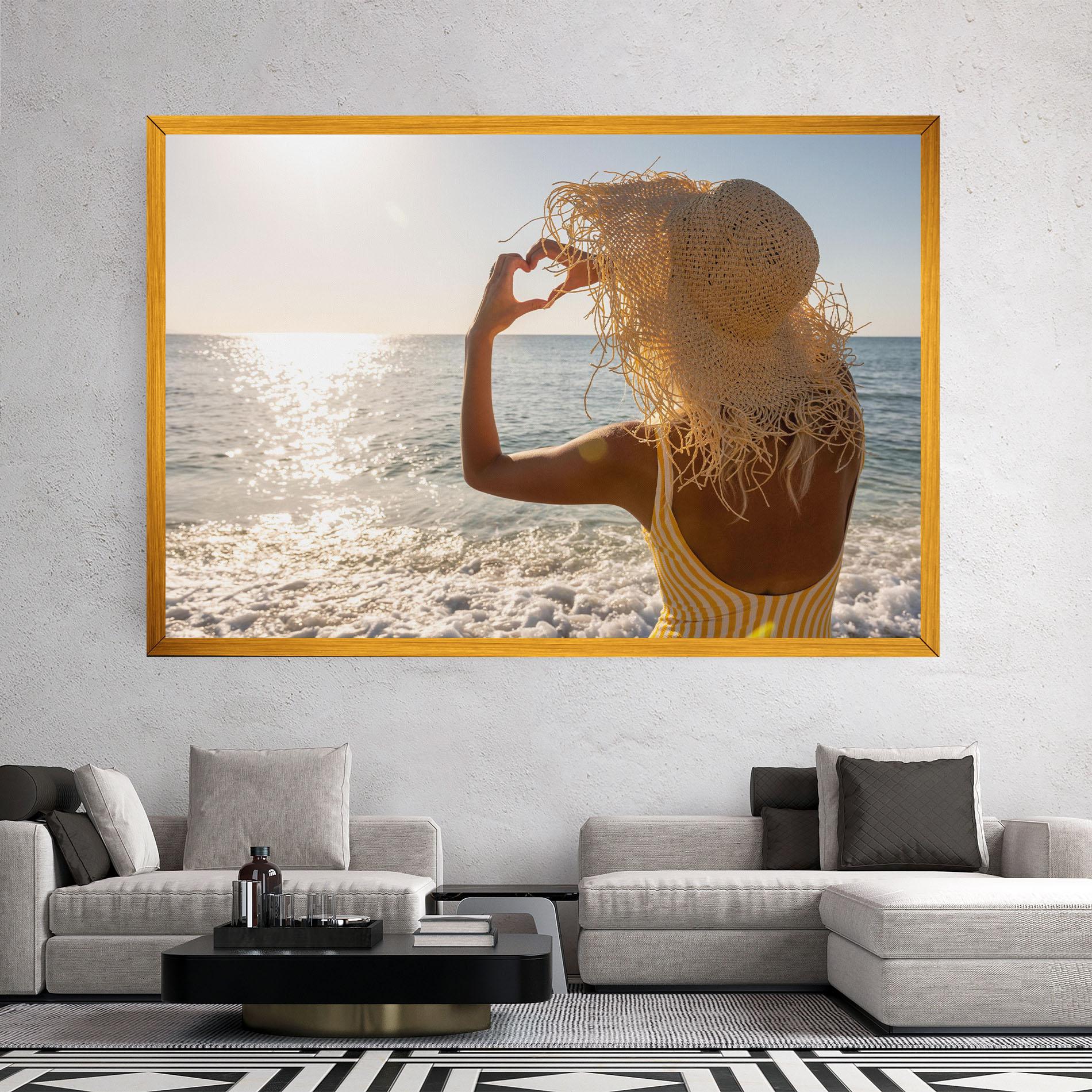 Vászonkép Heart Symbol mockup 2