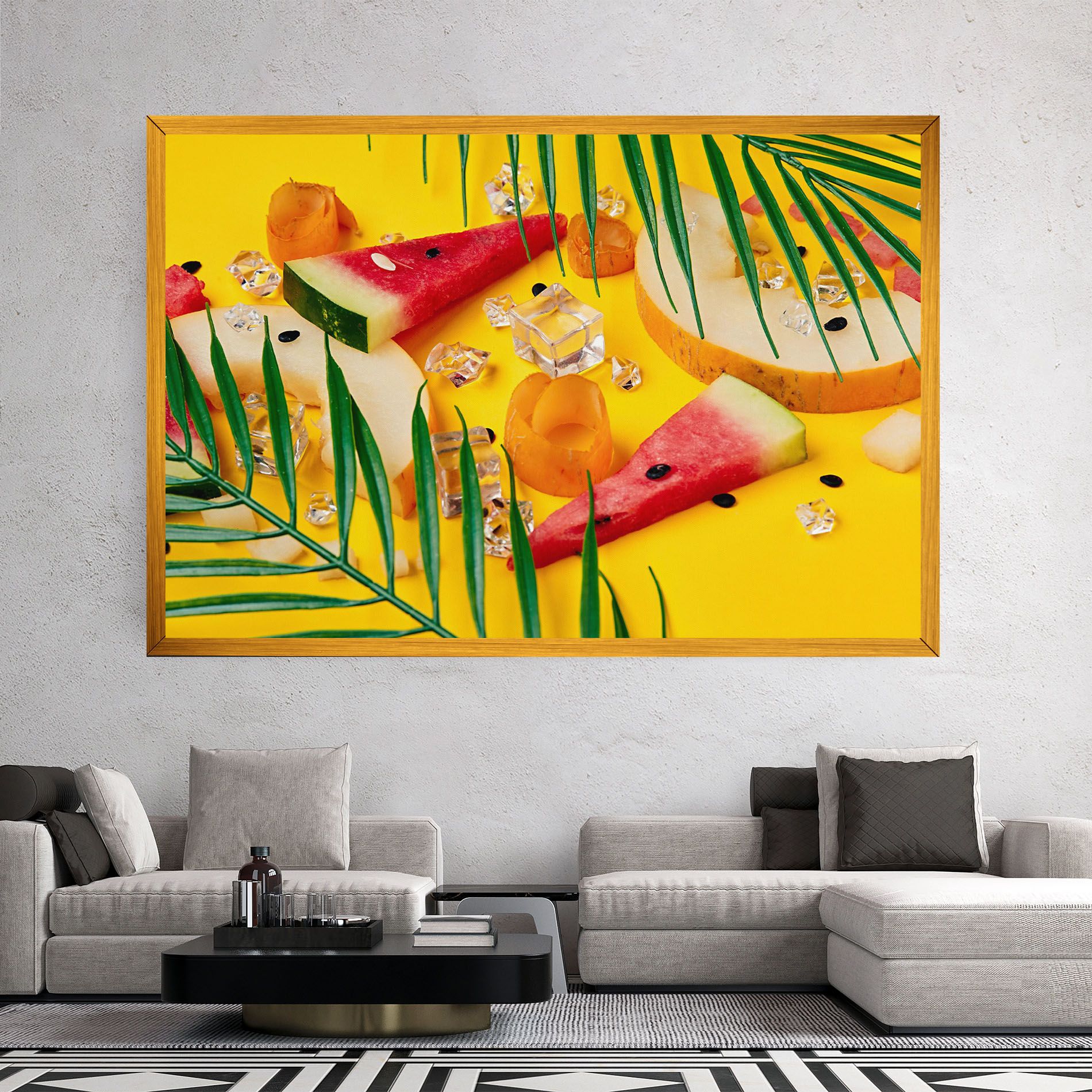 Ice Cubes Fruits mockup 2