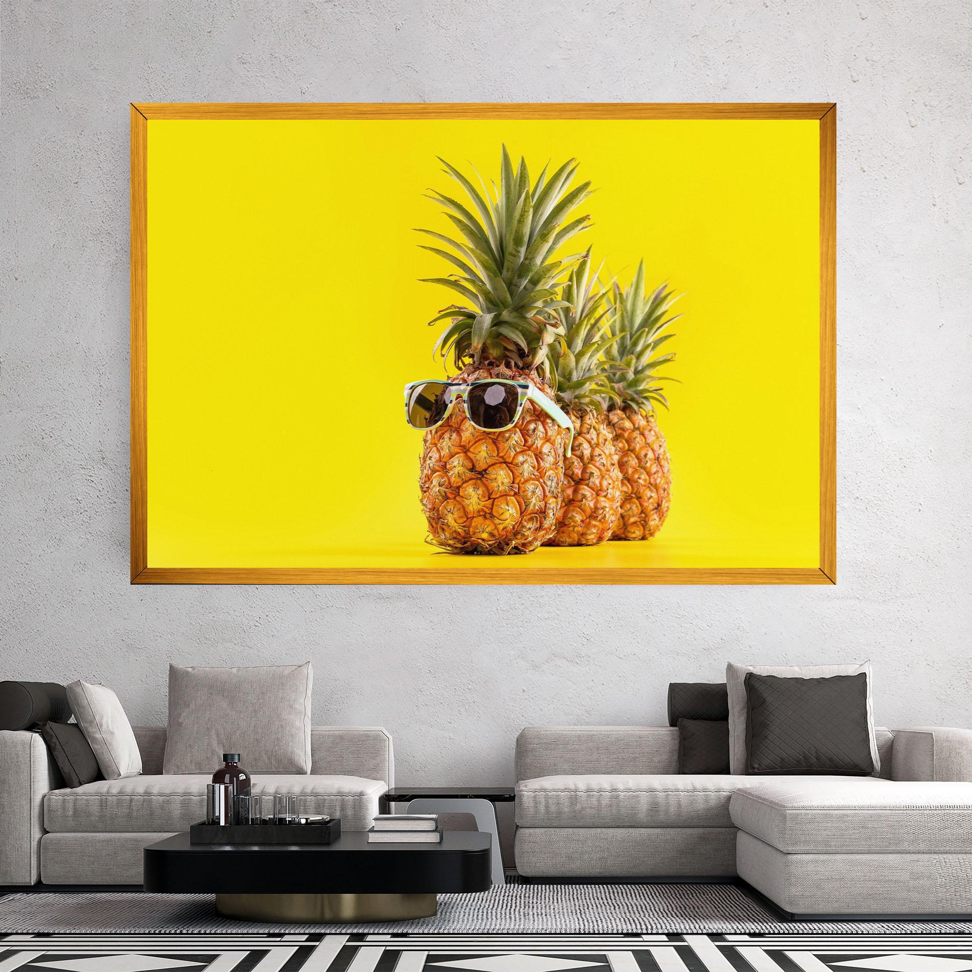 Vászonkép Pineapple Looking Up mockup 2