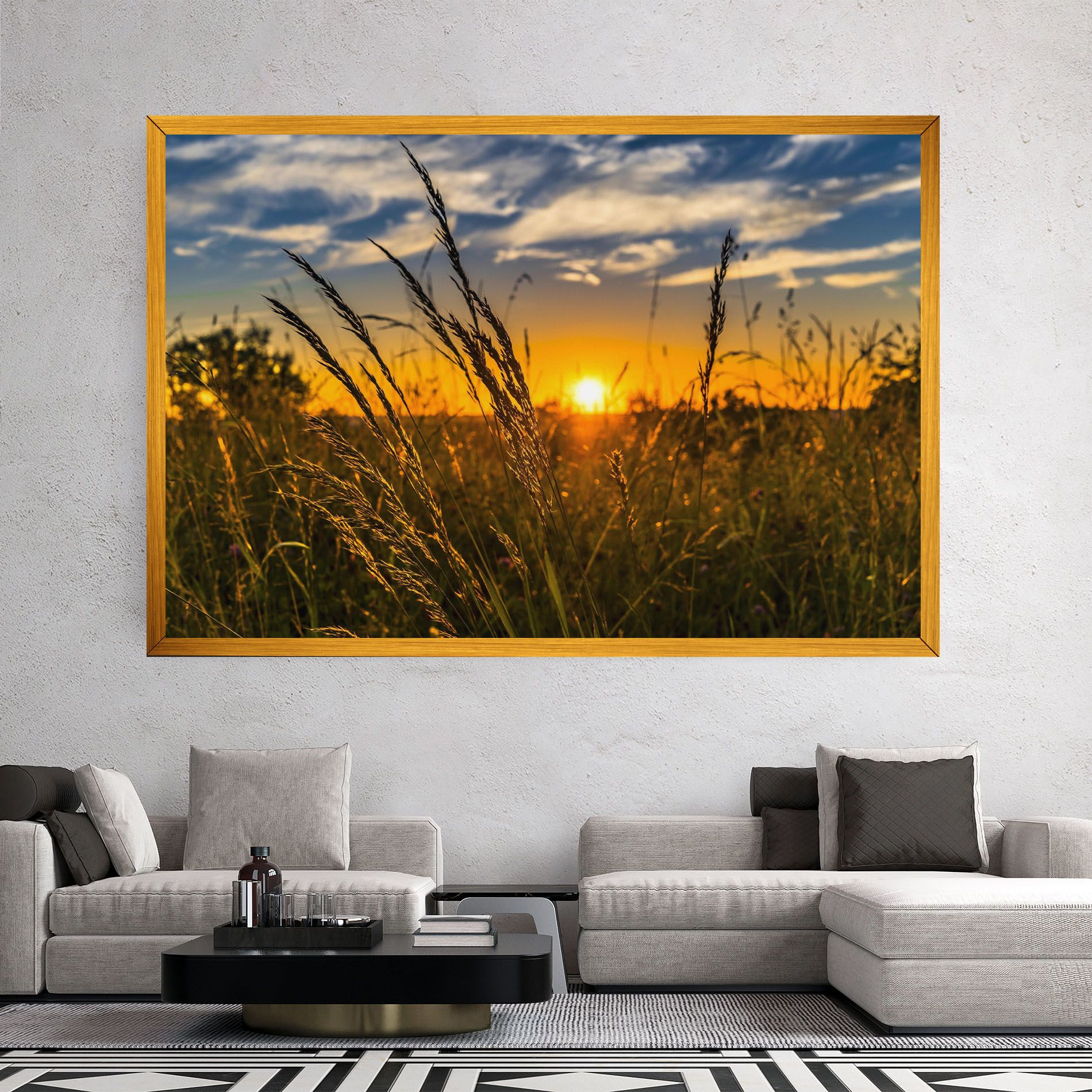 Wheat Sunset mockup 2