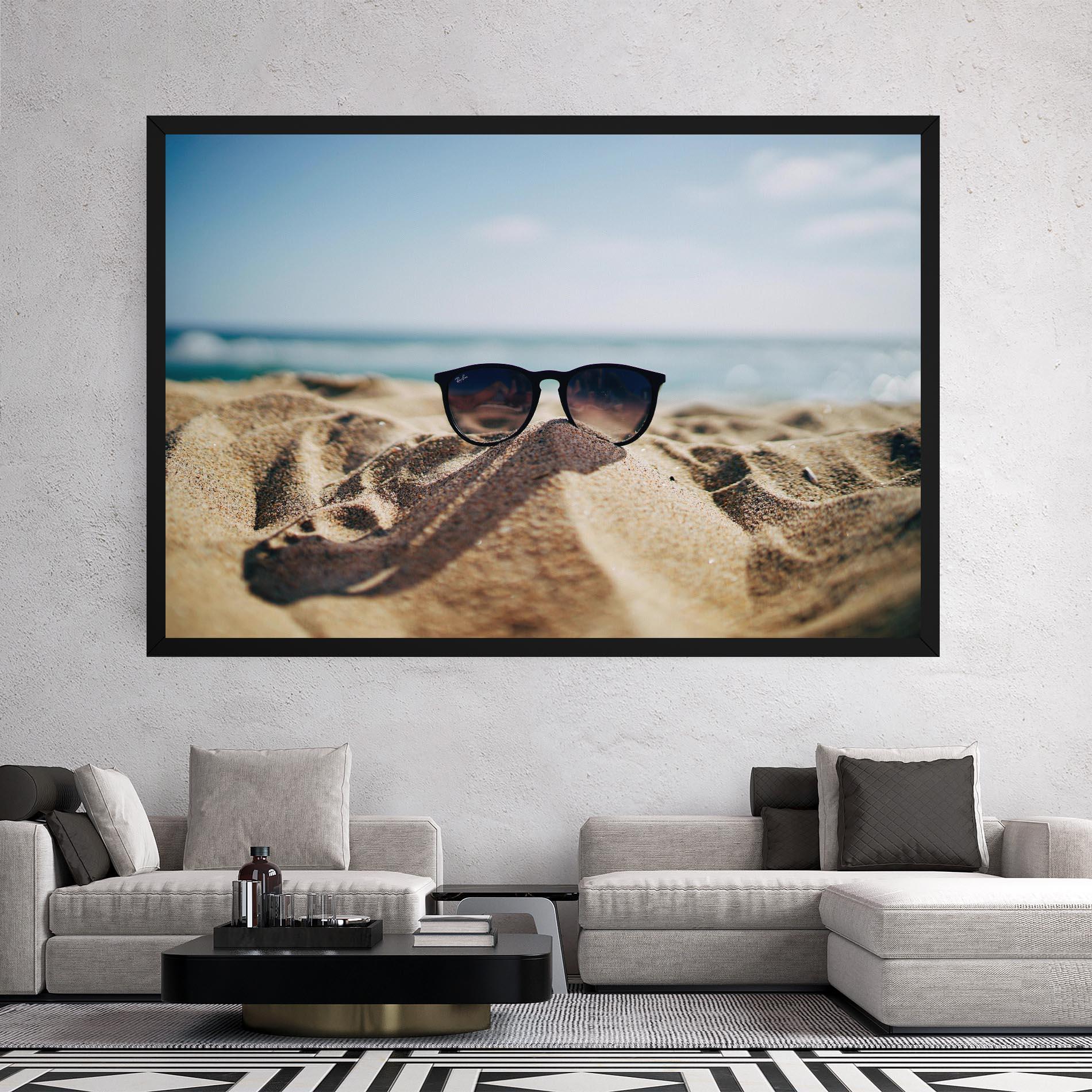 Vászonkép Sand Glasses mockup 2