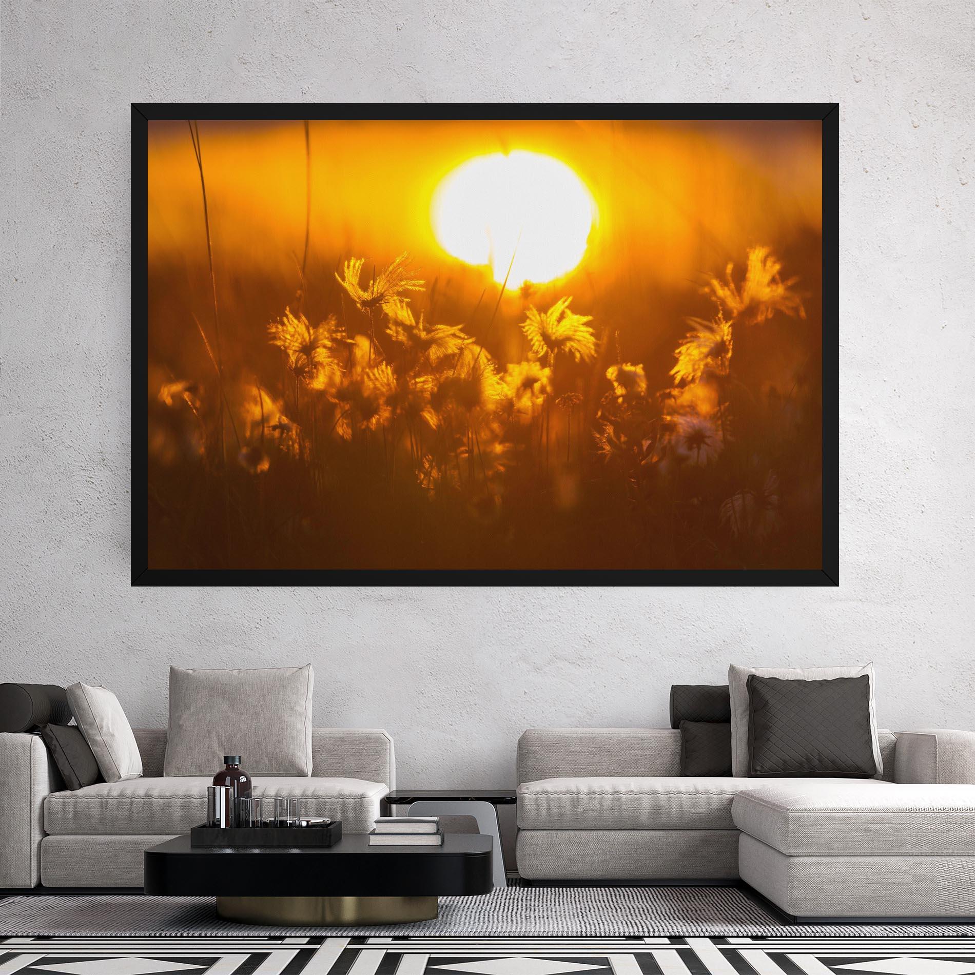 Vászonkép Wildflowers mockup 2