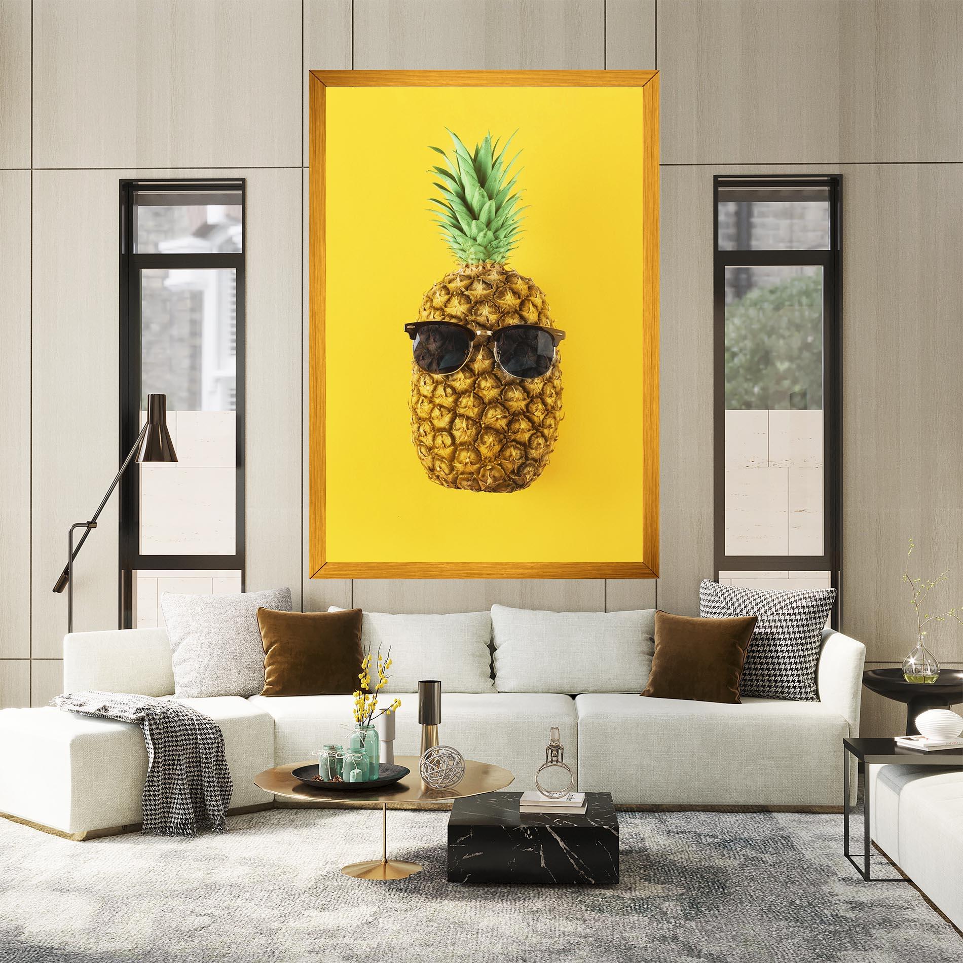 Vászonkép Fresh Pineapple mockup 2