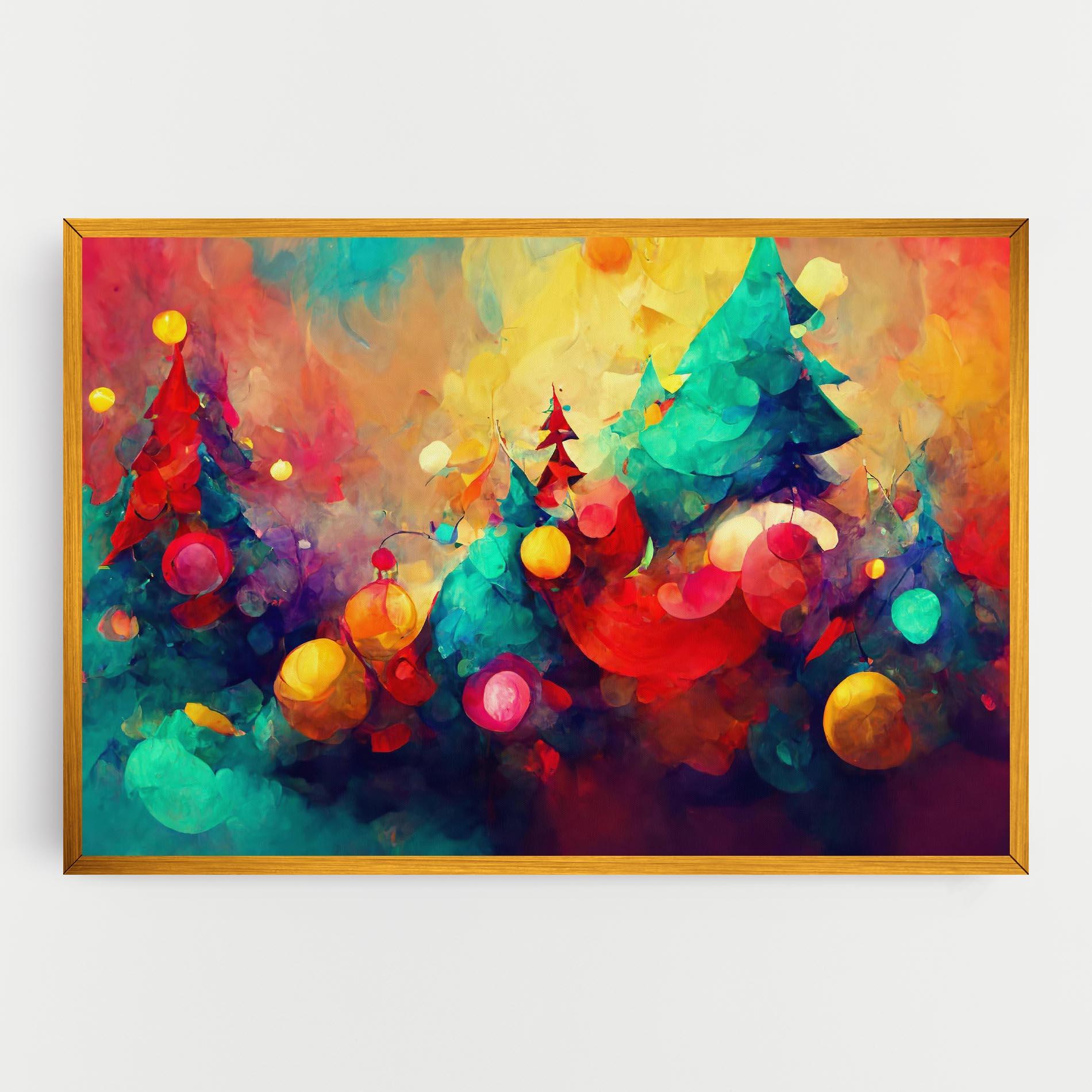 Vászonkép Colorfull Winter mockup 0