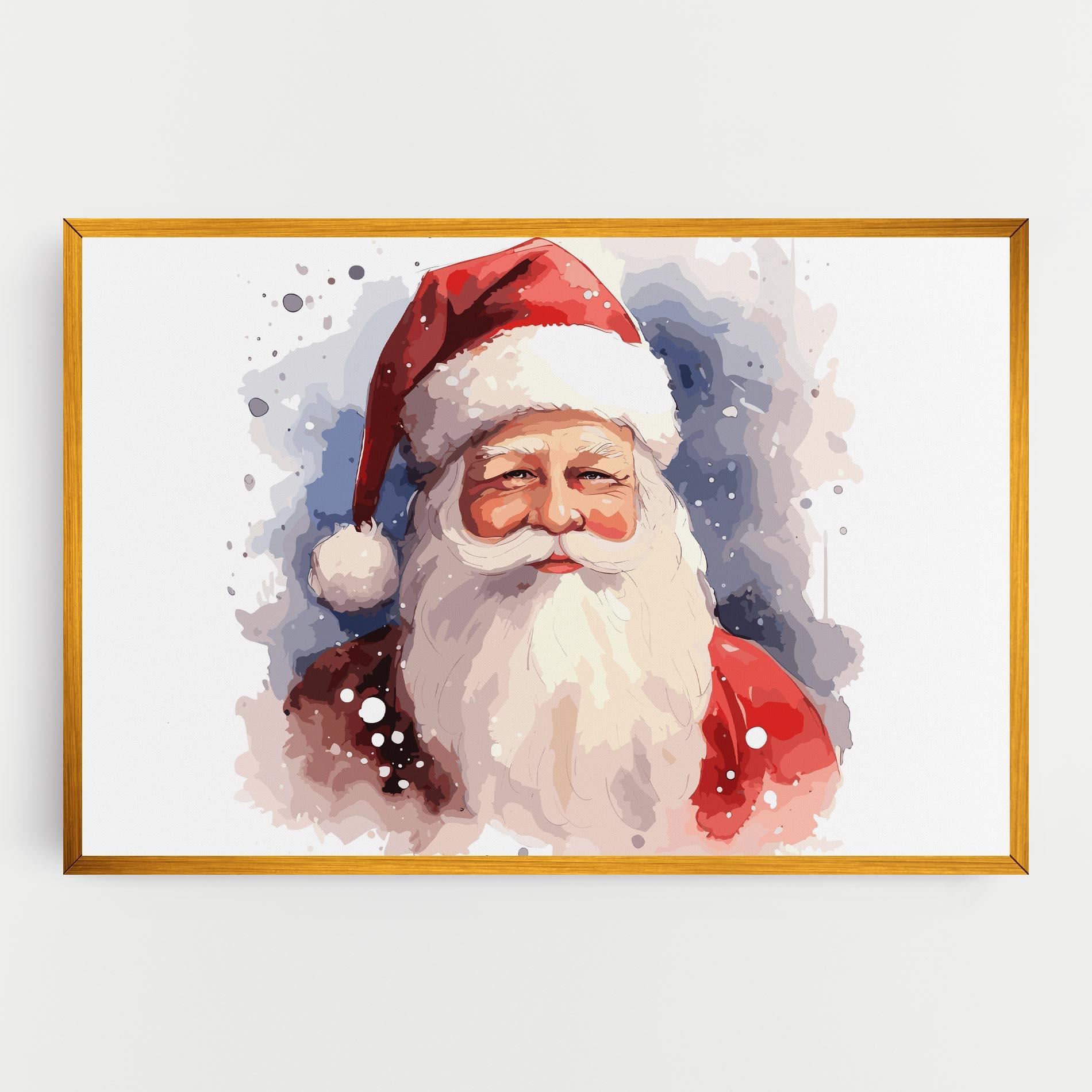 Vászonkép Cute Santa mockup 0