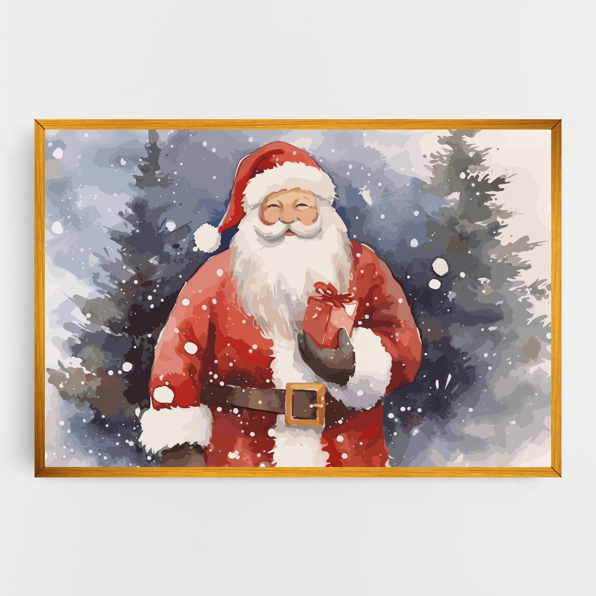 Vászonkép Holding Gift mockup 0