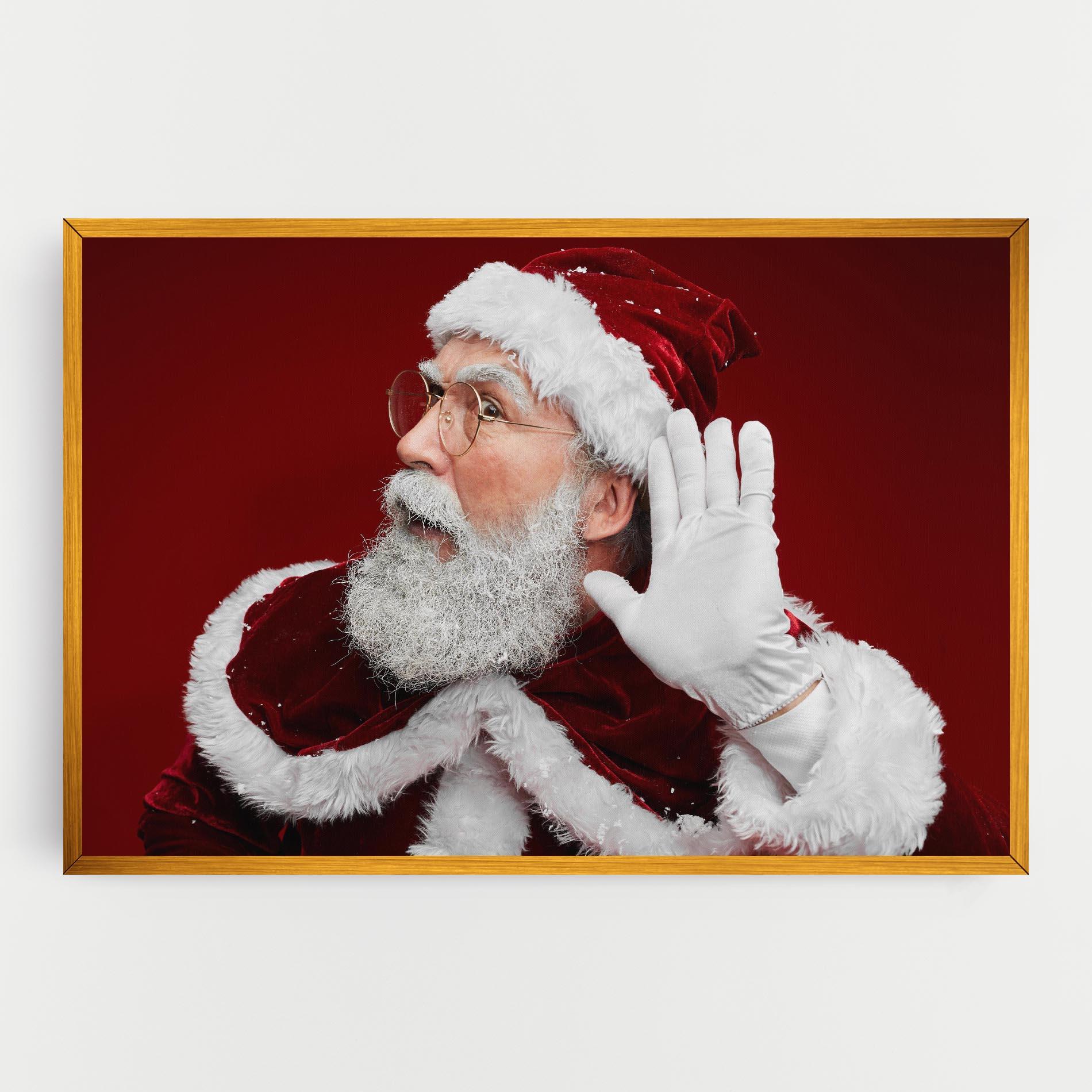 Vászonkép Santa Cant Hear You mockup 0