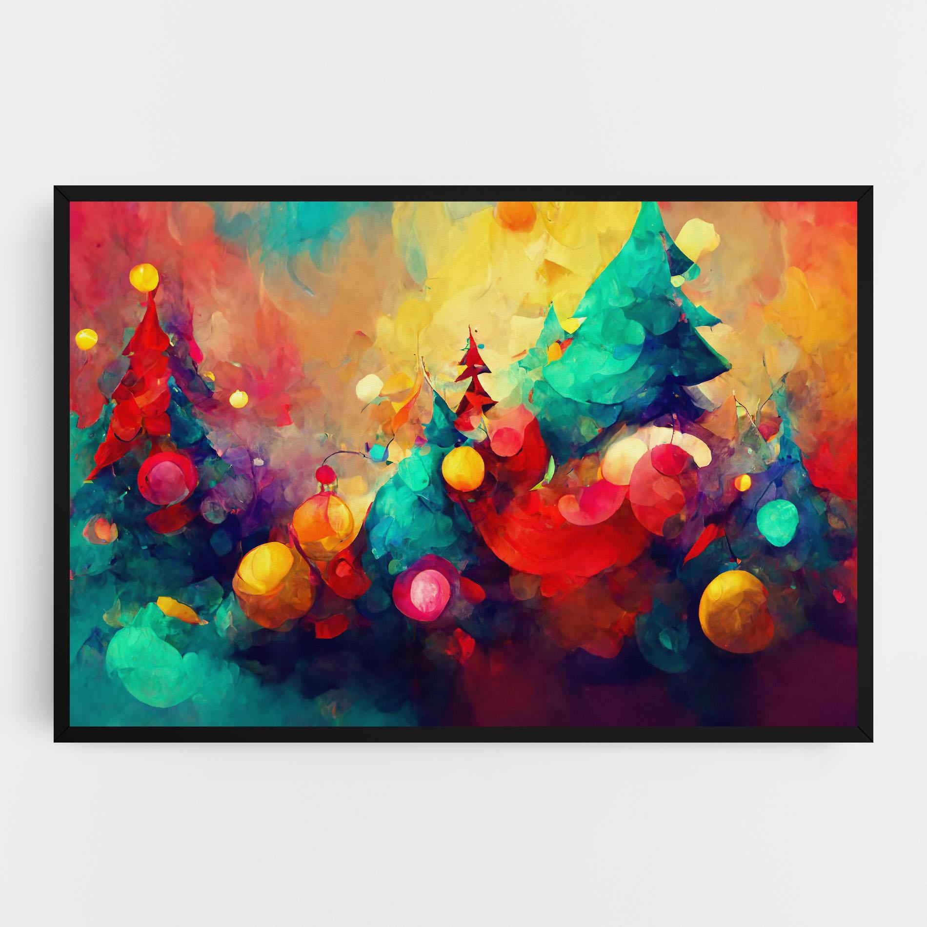 Vászonkép Colorfull Winter mockup 0