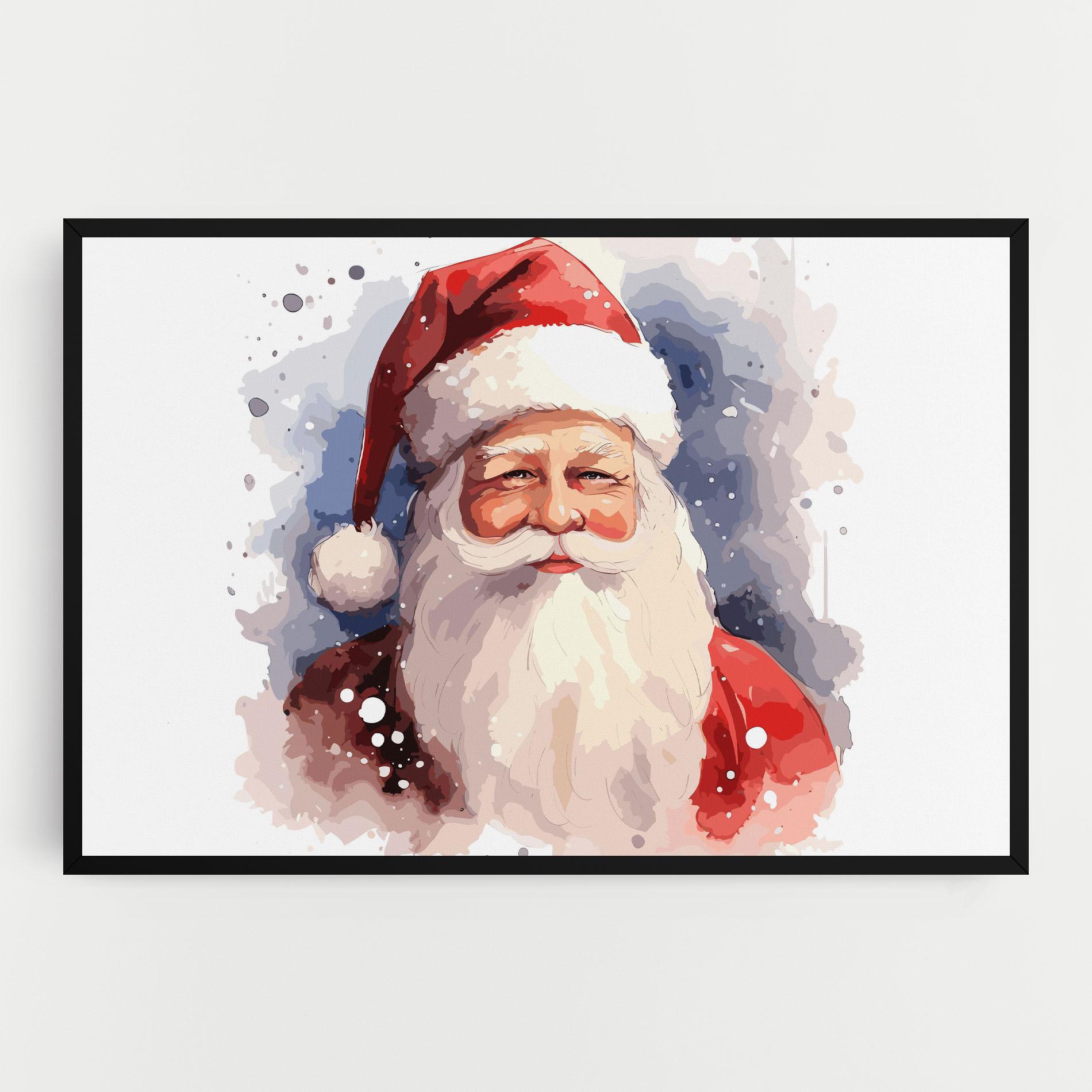 Vászonkép Cute Santa mockup 0