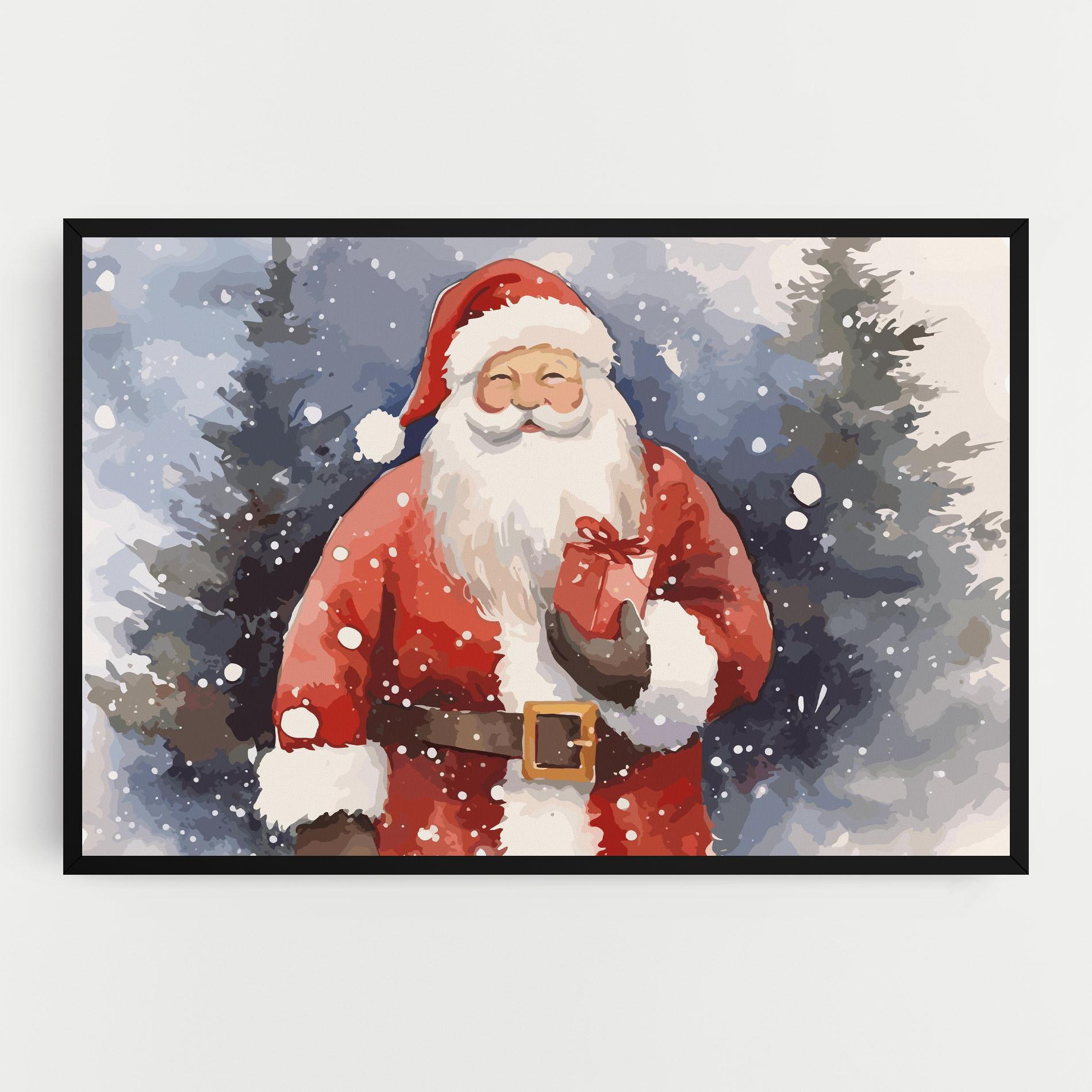 Vászonkép Holding Gift mockup 0