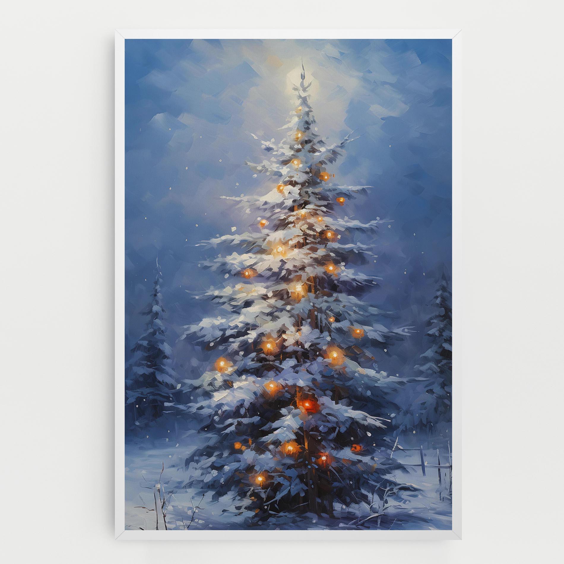 Vászonkép Tall Slender Tree mockup 0