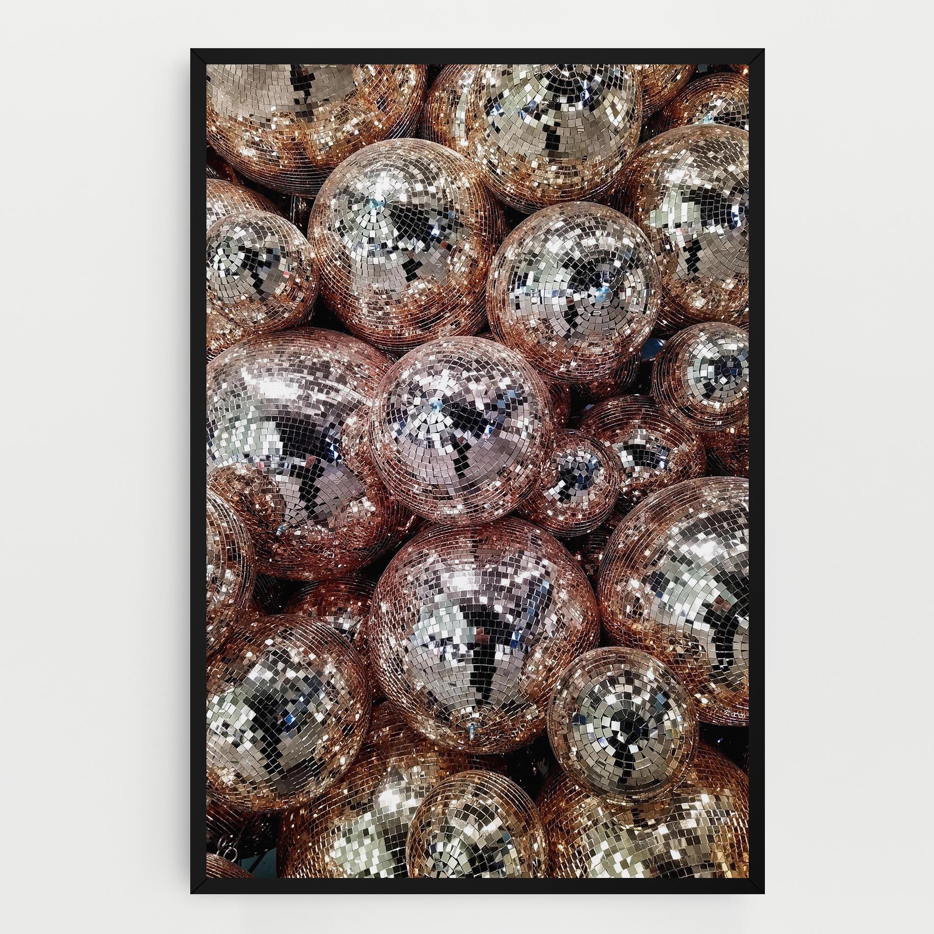 Vászonkép Christmas Disko Balls mockup 0