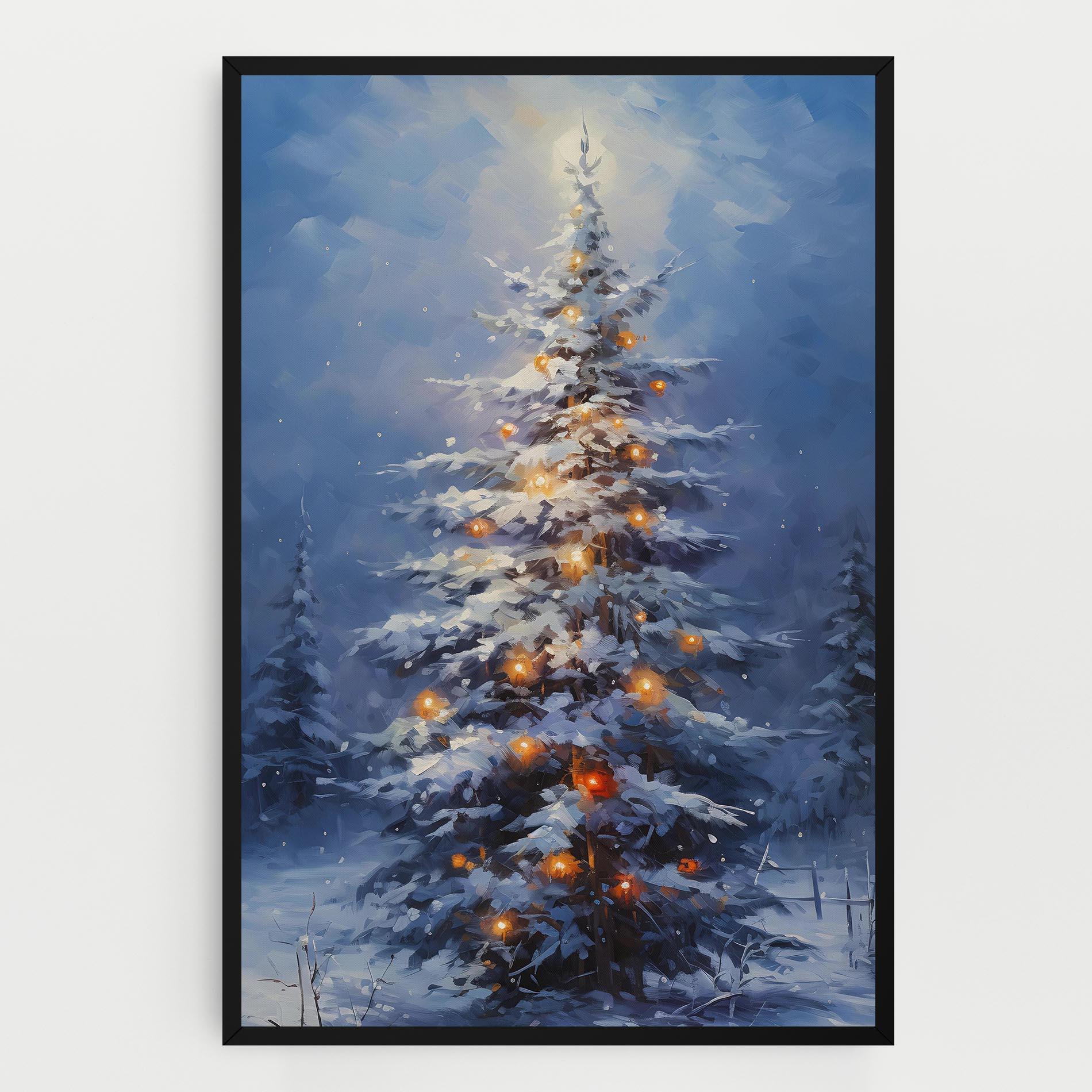 Vászonkép Tall Slender Tree mockup 0