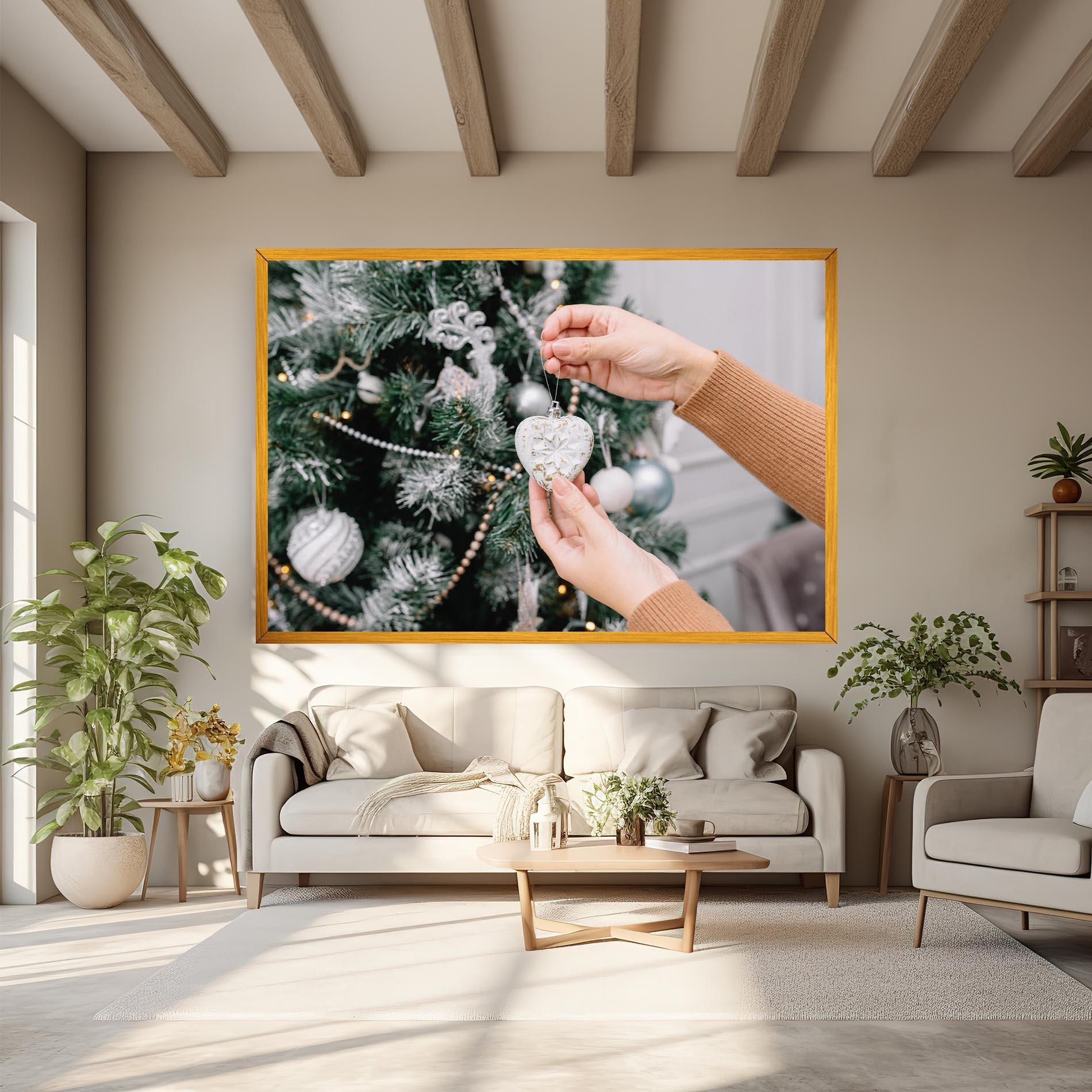 Vászonkép Christmas Decorations mockup 6
