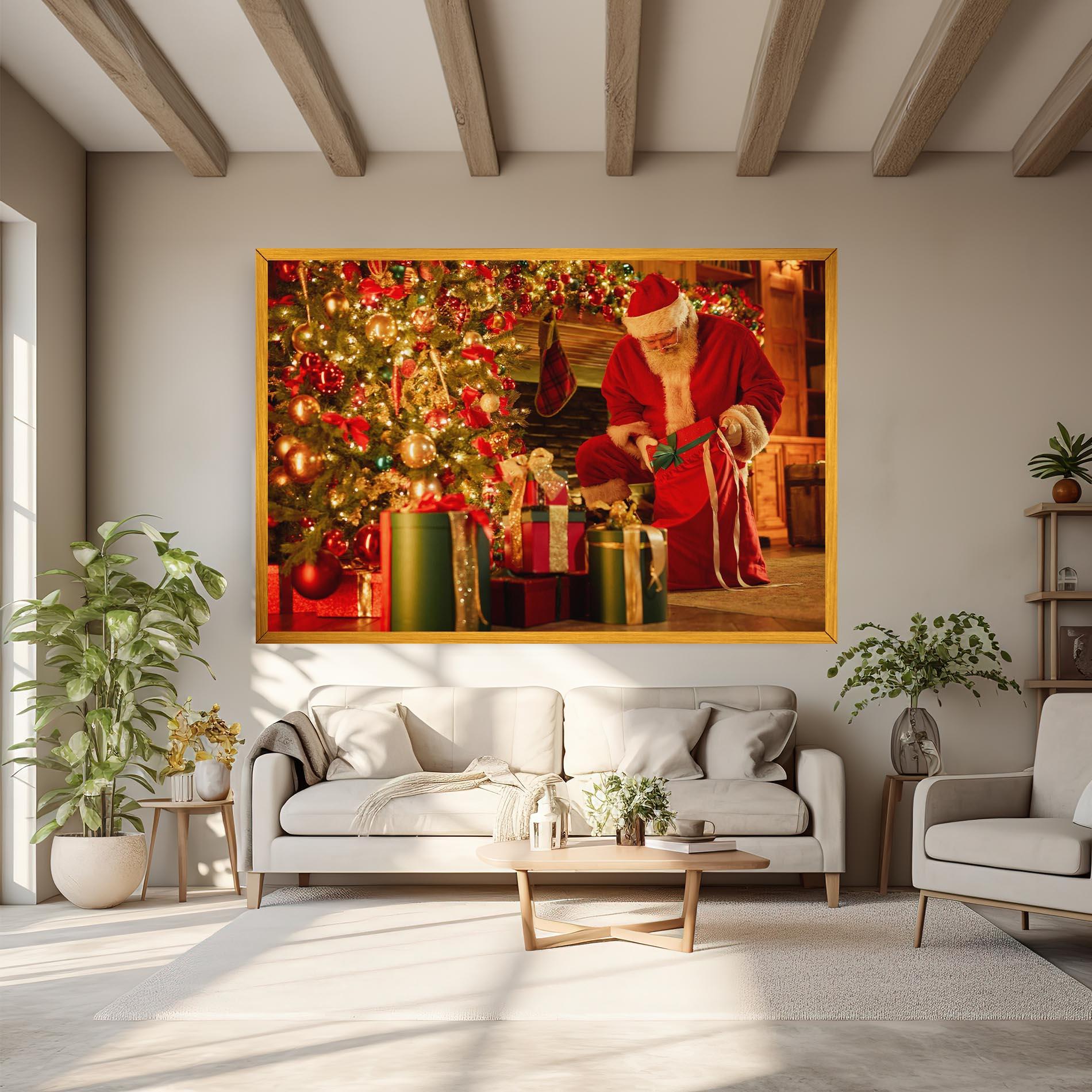 Vászonkép Presenting Gifts mockup 6