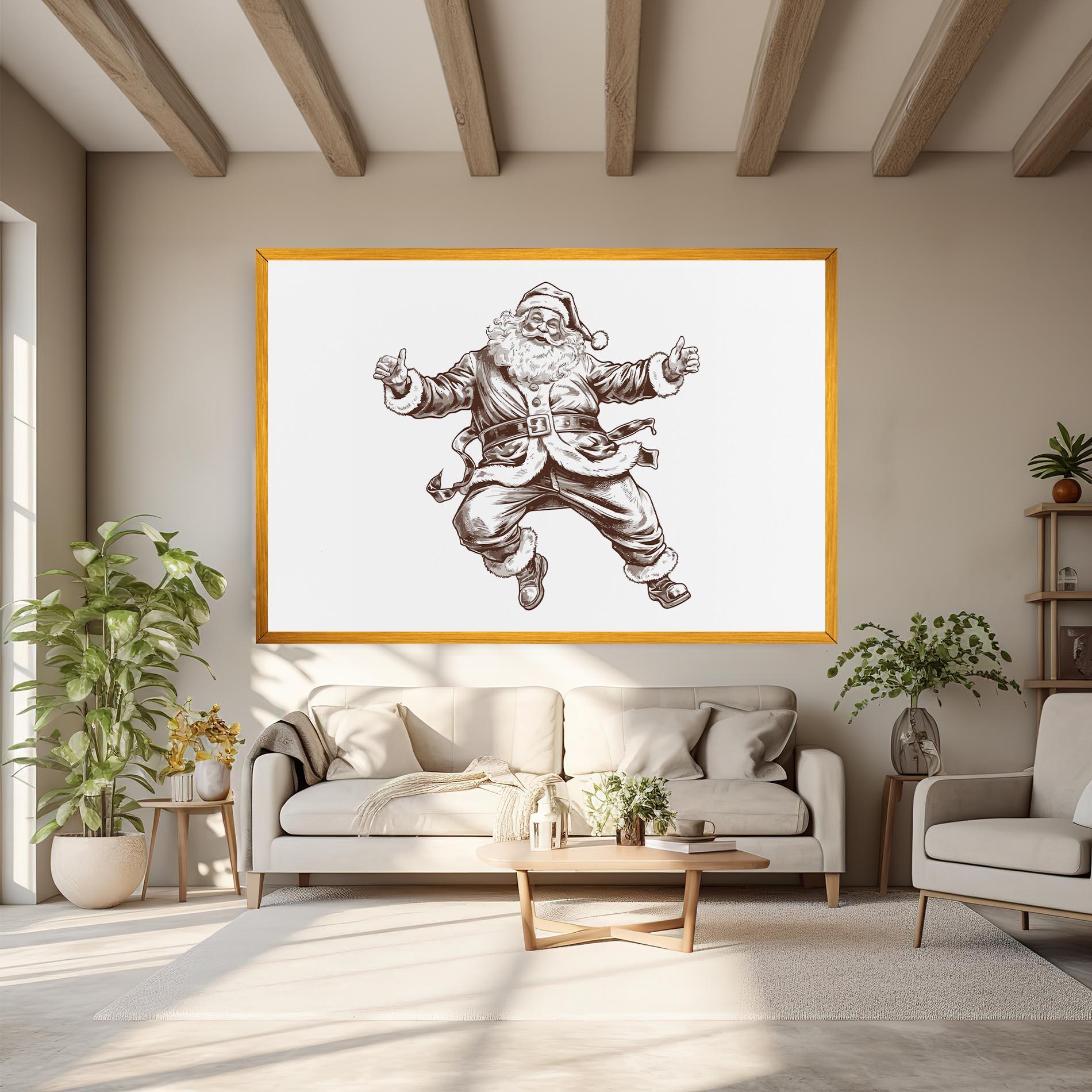 Vászonkép Santa Ok mockup 6