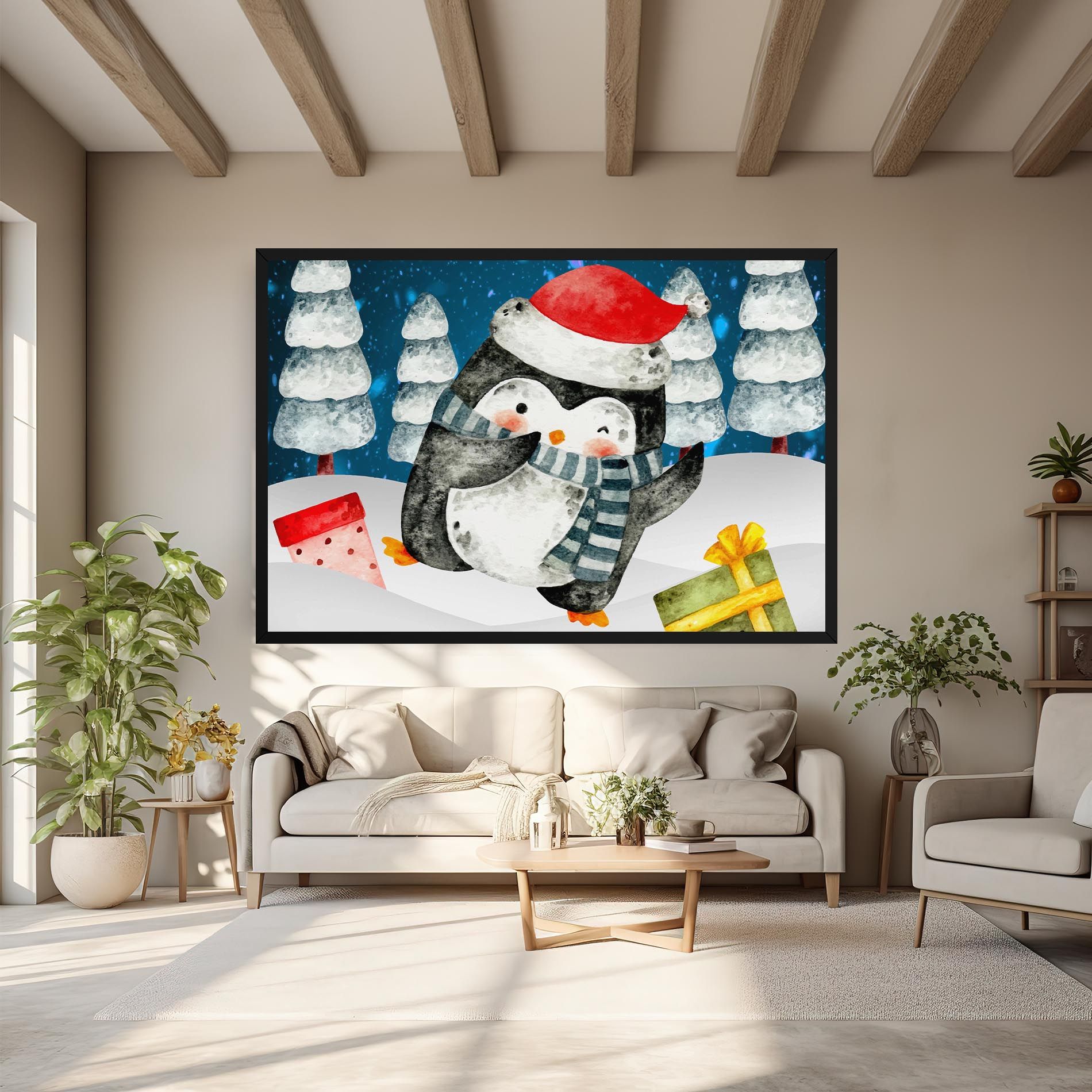 Blue Pinguin mockup 6