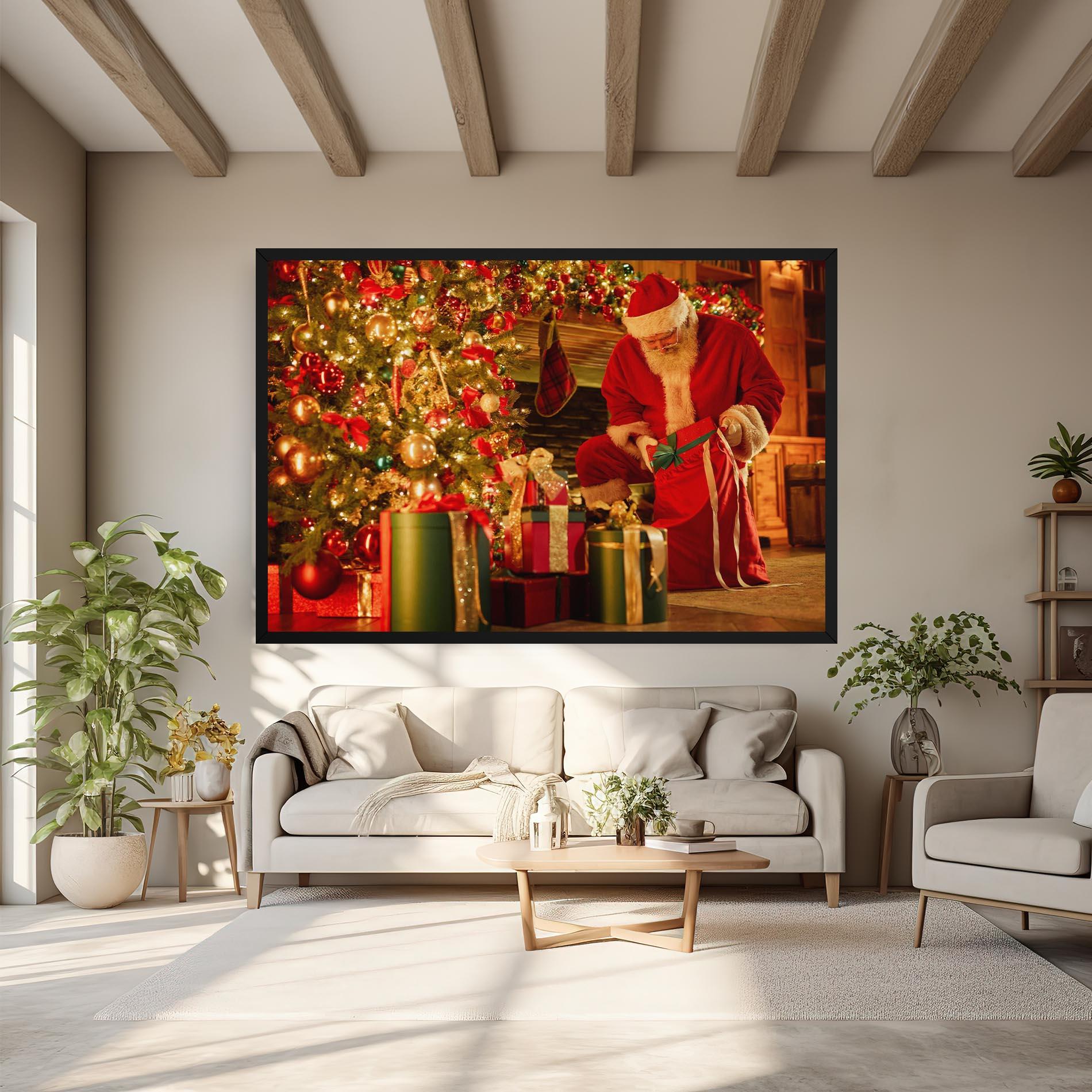 Vászonkép Presenting Gifts mockup 6