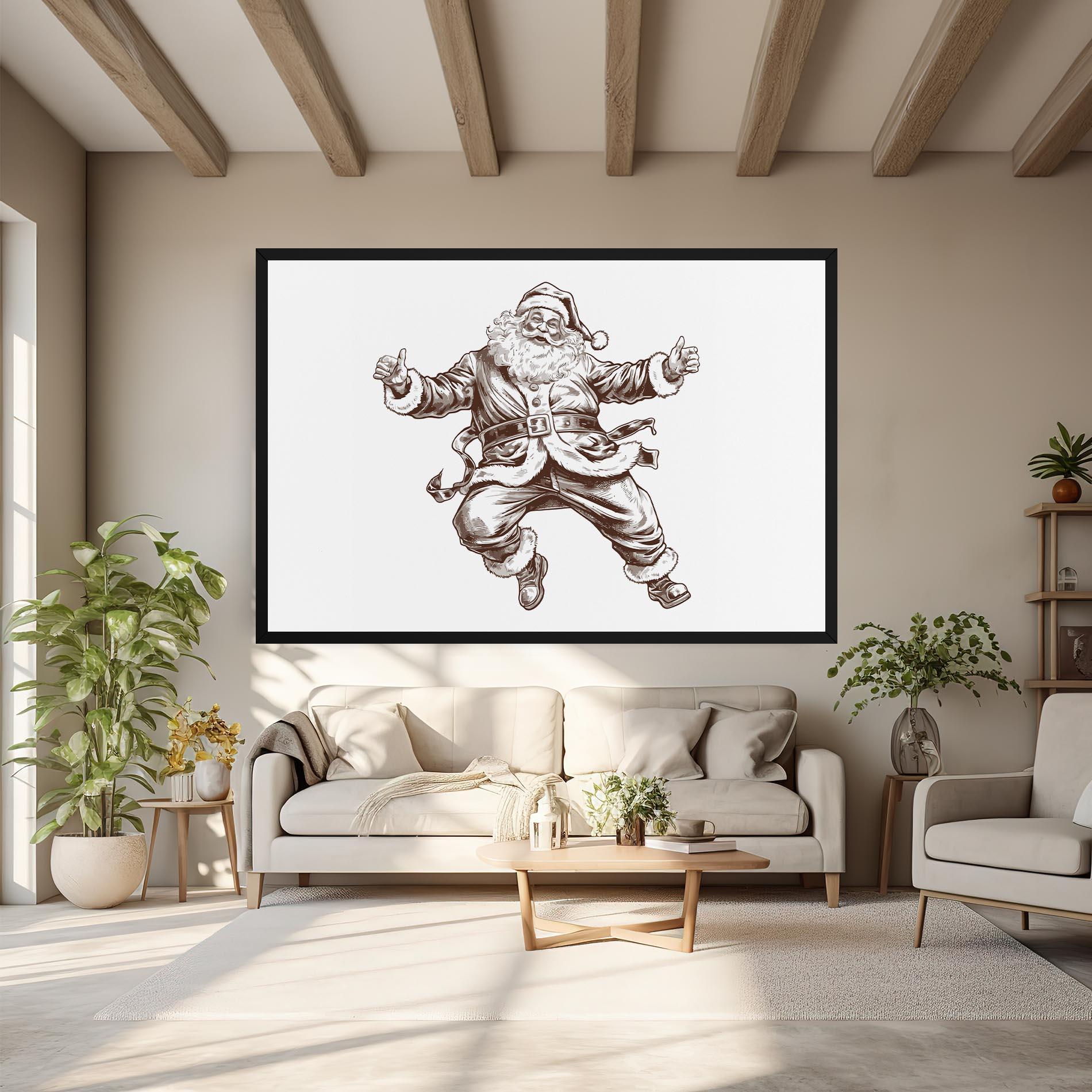 Vászonkép Santa Ok mockup 6