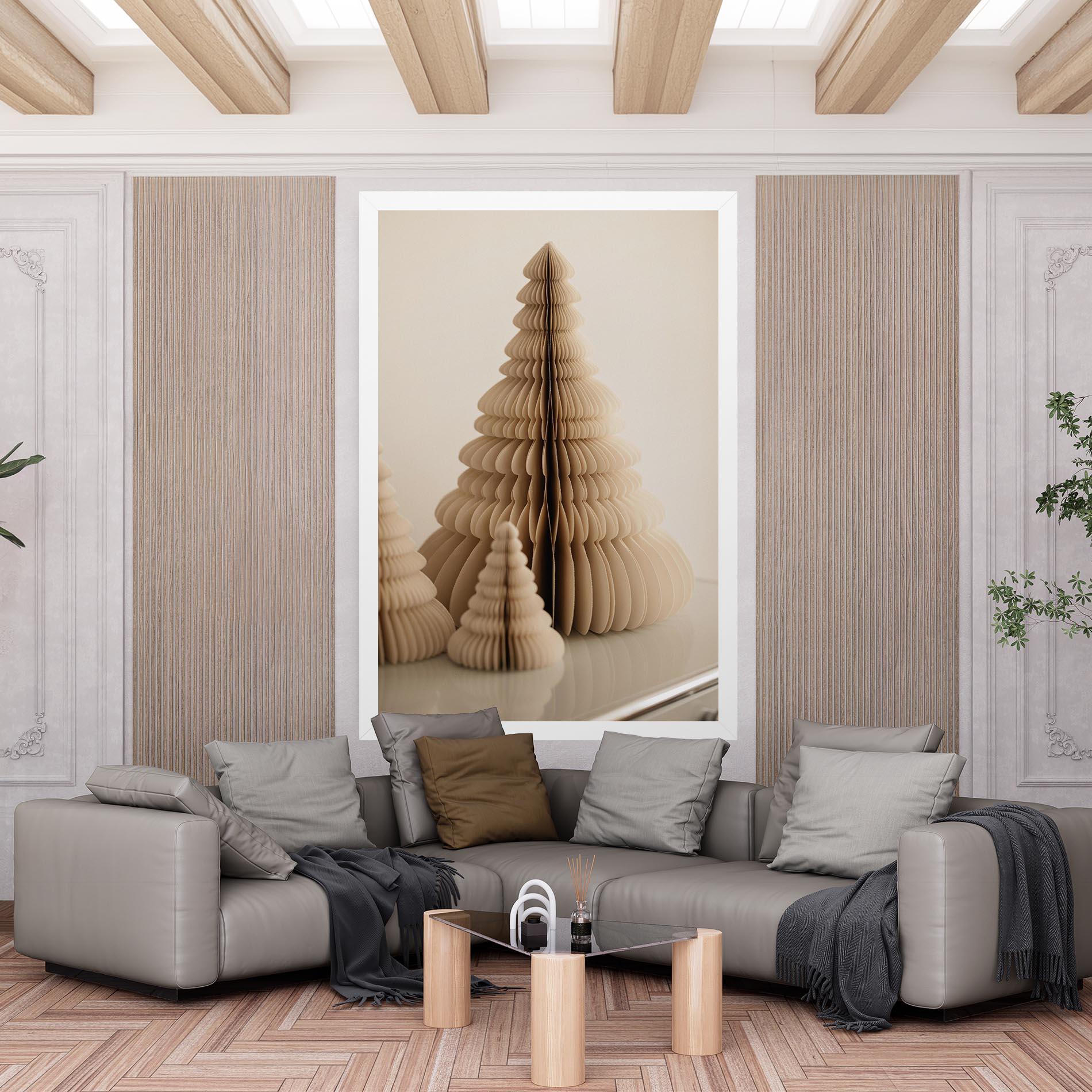 Vászonkép Paper Tree mockup 6